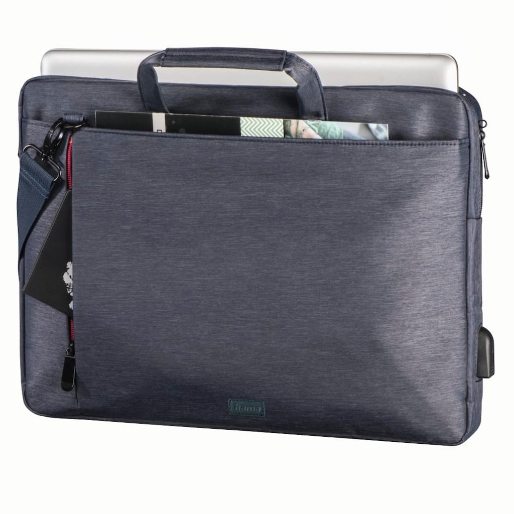 Hama Laptoptasche »Laptop-Tasche "Manchester", bis 40 cm (15,6"), Blau«