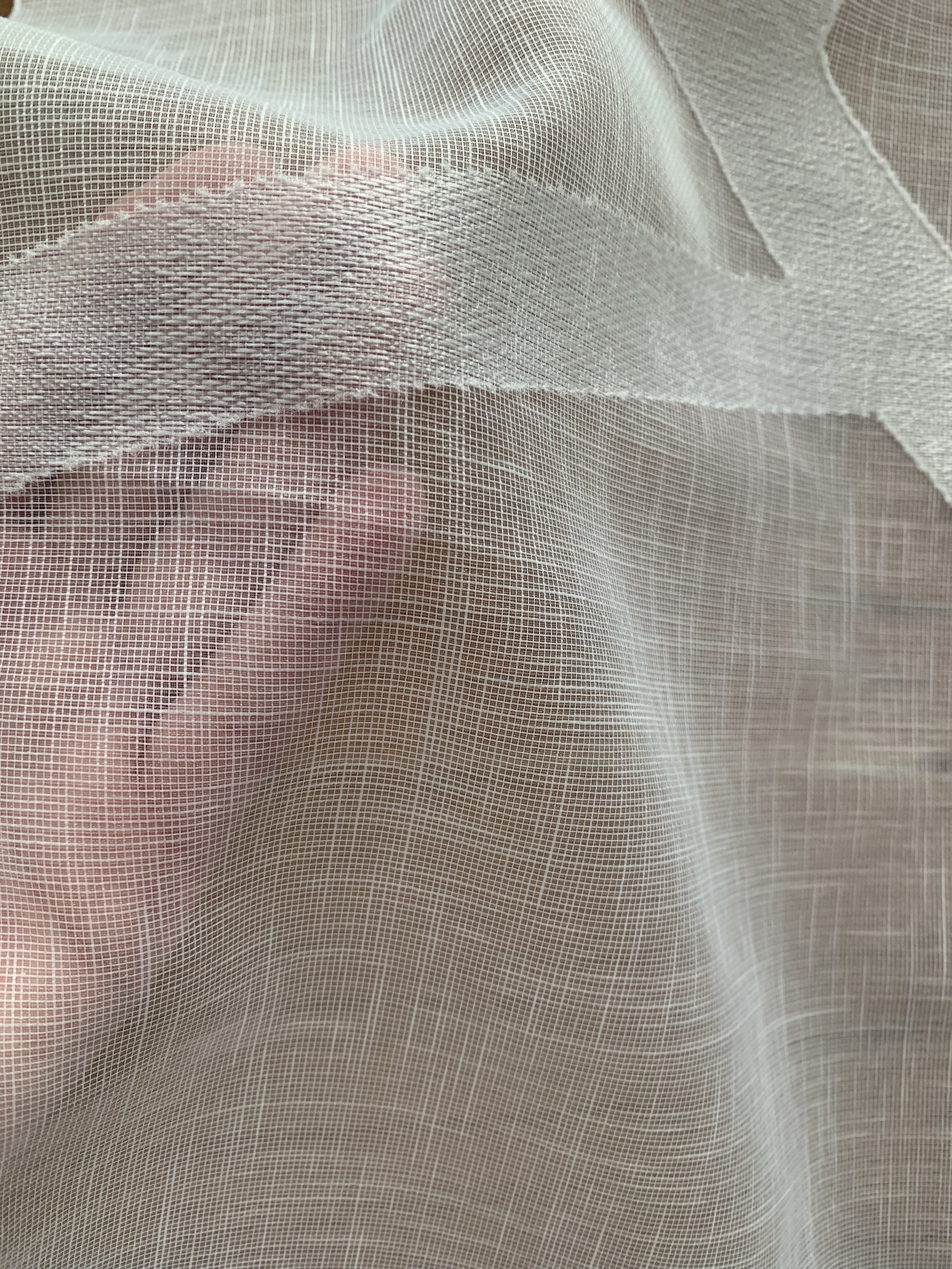 HOME WOHNIDEEN Schiebegardine »CASSÉ«, (1 St.), Leinen-Voile, mit transparentem Scherli