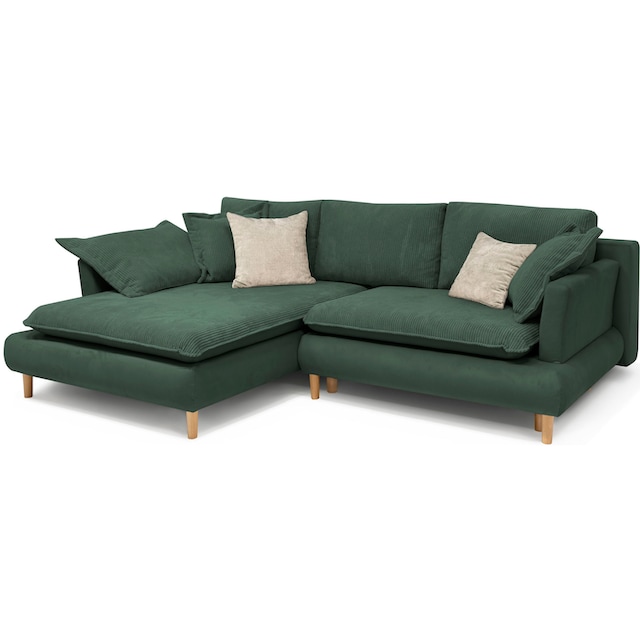 COLLECTION AB Ecksofa »Mandela«, mit Bettfunktion und Bettkasten bequem  kaufen