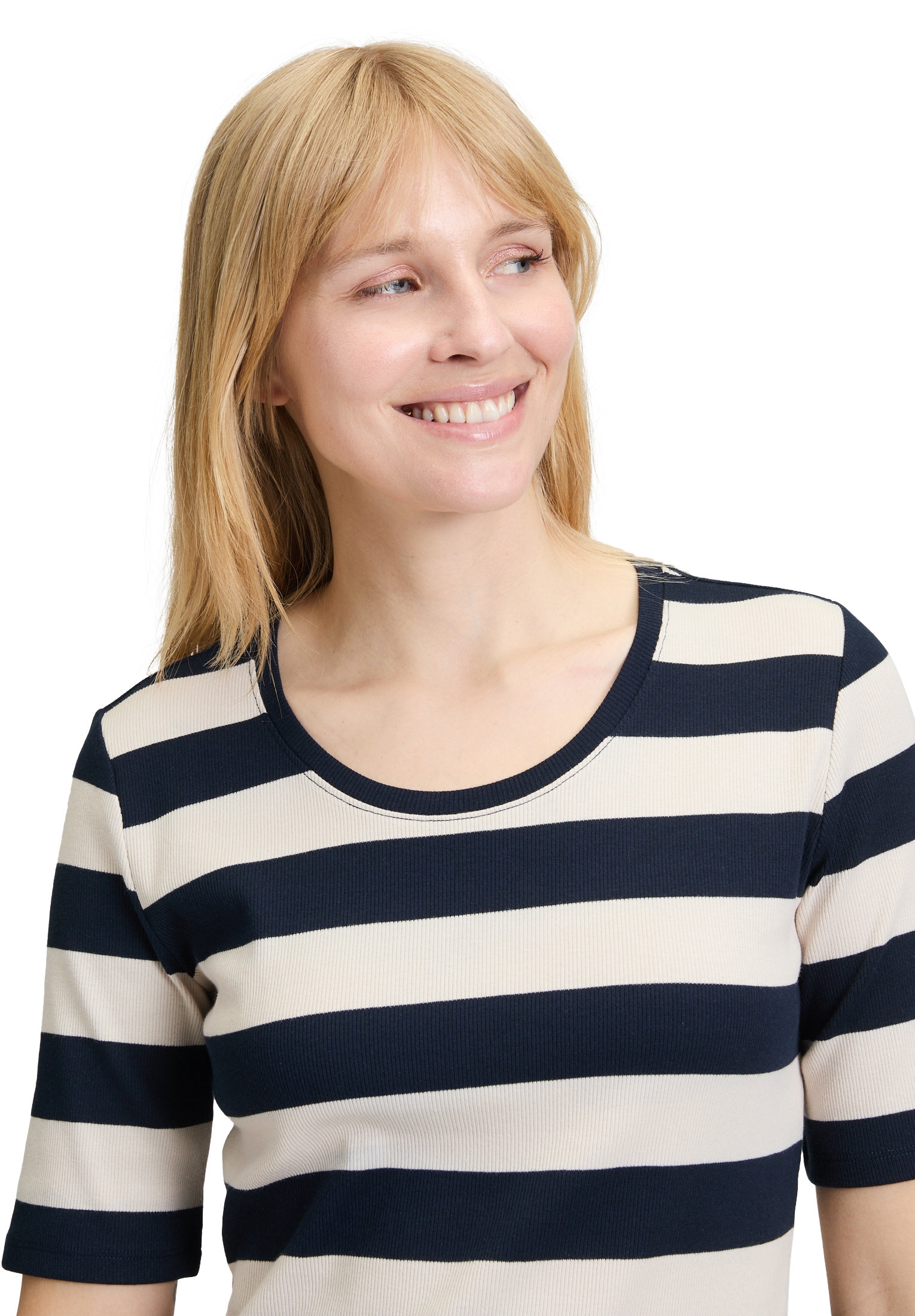 Betty Barclay Langarmshirt »Basic Shirt mit Rippenstruktur«