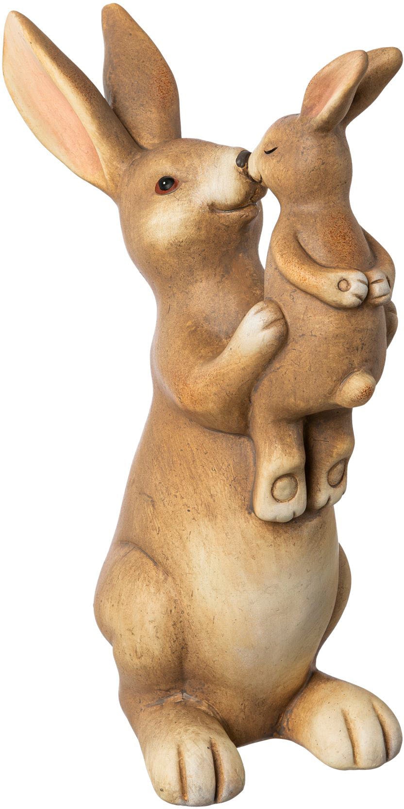Creativ home Osterhase »Osterdeko mit fröhlichem Gesicht«, Hase aus  Keramik, Höhe 25 cm auf Rechnung bestellen