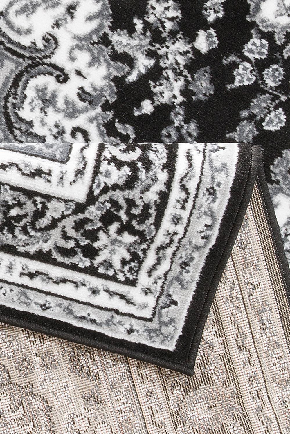 OTTO home Teppich »Oriental, Made in Belgium« rechteckig 7 mm Höhe Orient-Optik, mit Bordüre, Teppich, Kurzflor, Weich, Kundenliebling