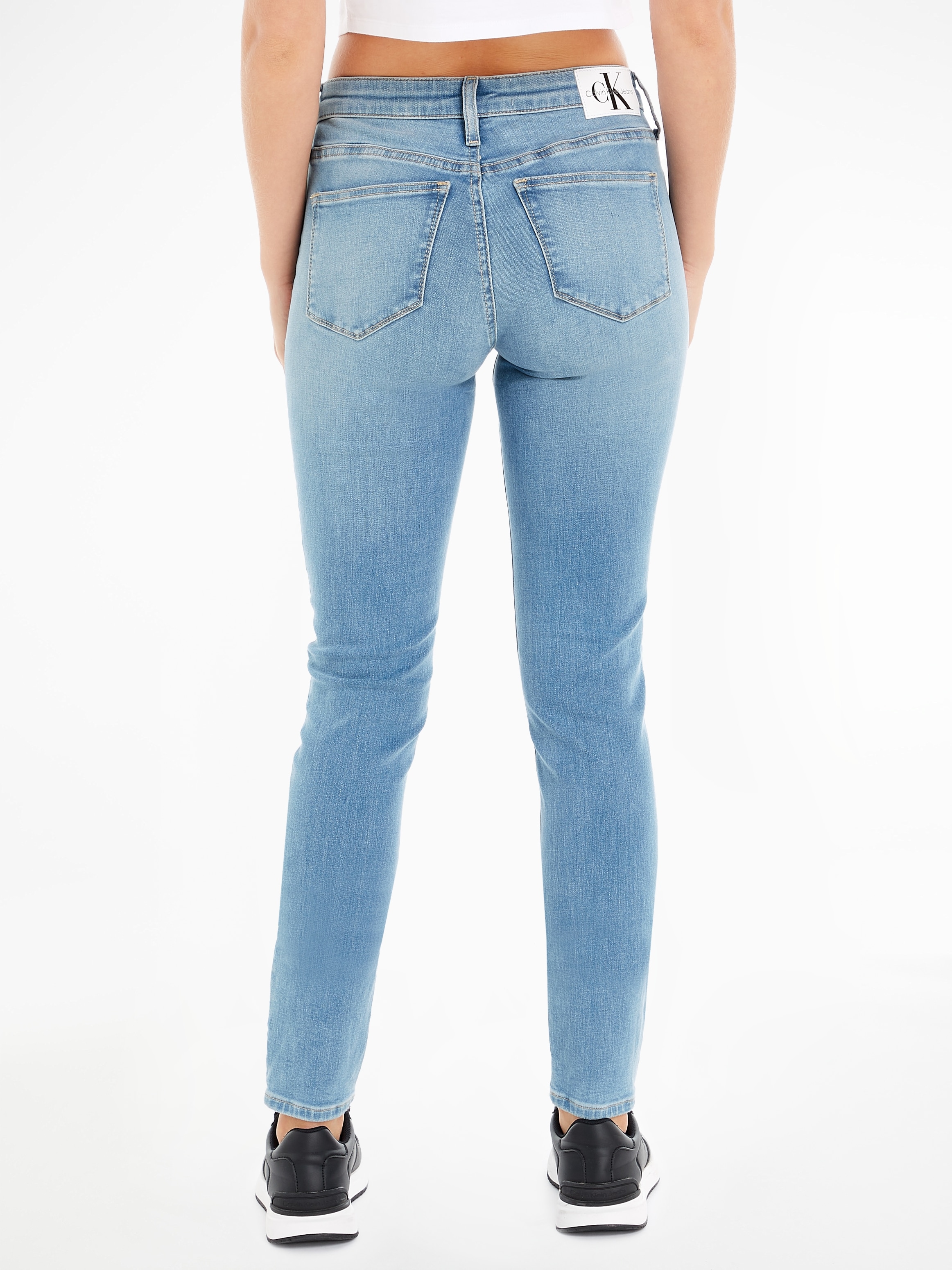 Calvin Klein Jeans Skinny-fit-Jeans »MID RISE SKINNY«, 5-Pocket-Form