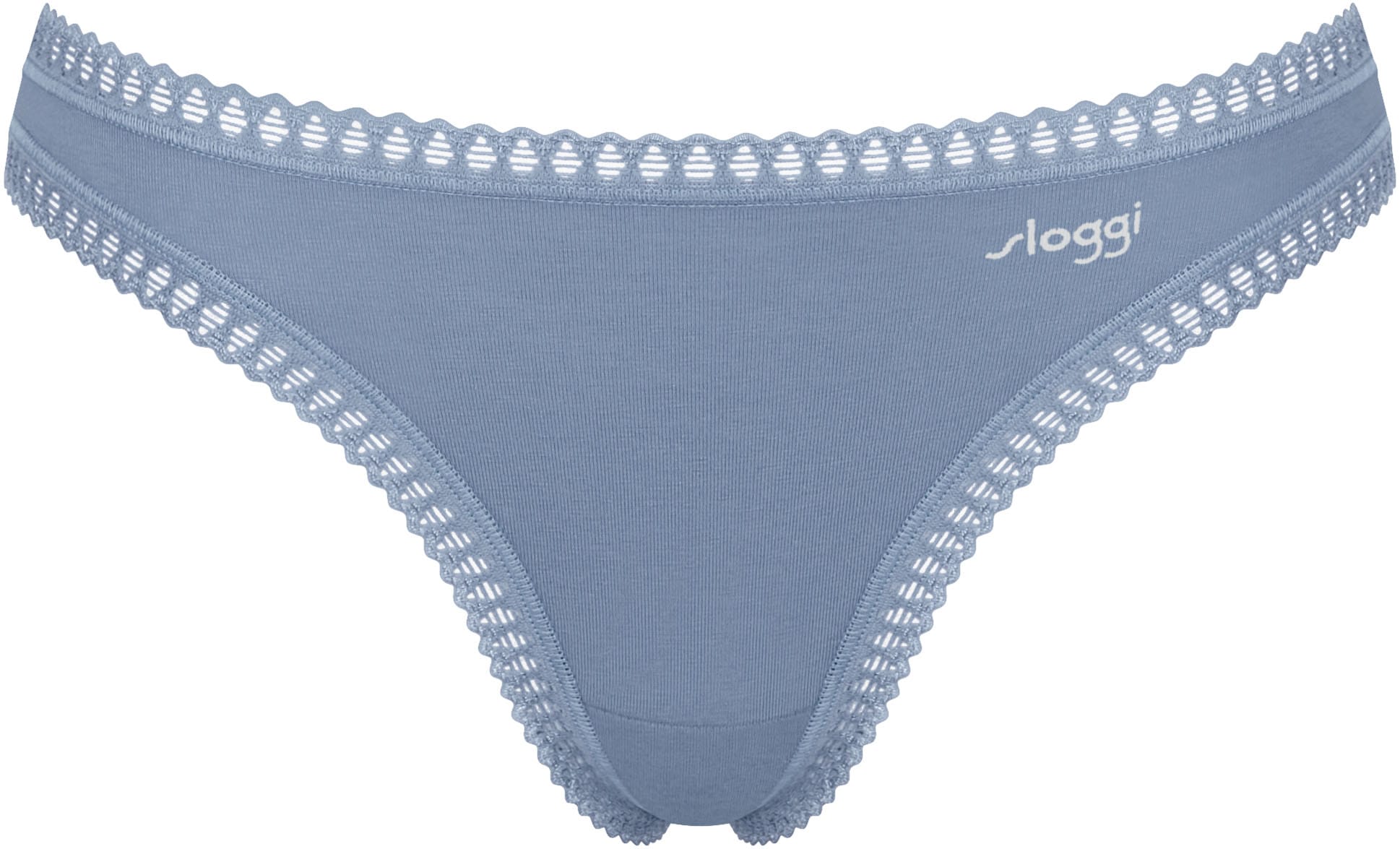 sloggi String »GO Crush«, (3er Pack), mit Spitzendetails, uni, gemustert