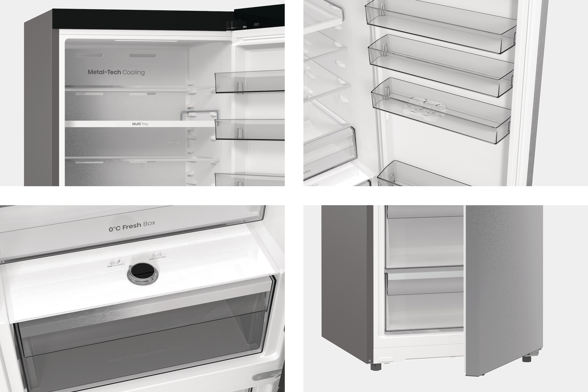 Hisense Kühl-/Gefrierkombination »RB5P410SACC«, BigVolume - 413 Liter Volumen