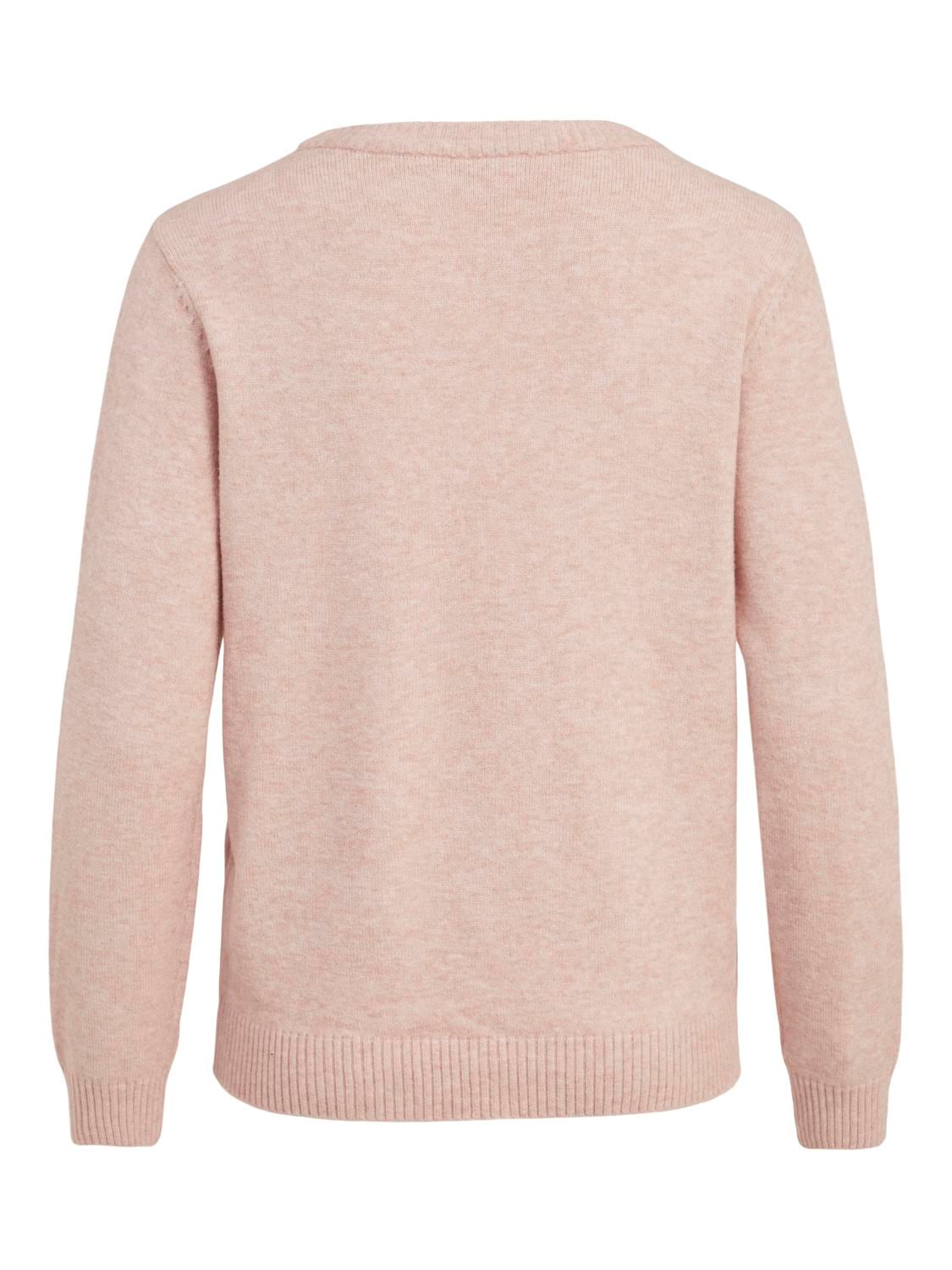 Vila Rundhalspullover »VIRIL-O-PULLI«, Feinstrick mit feinen Strickdetails
