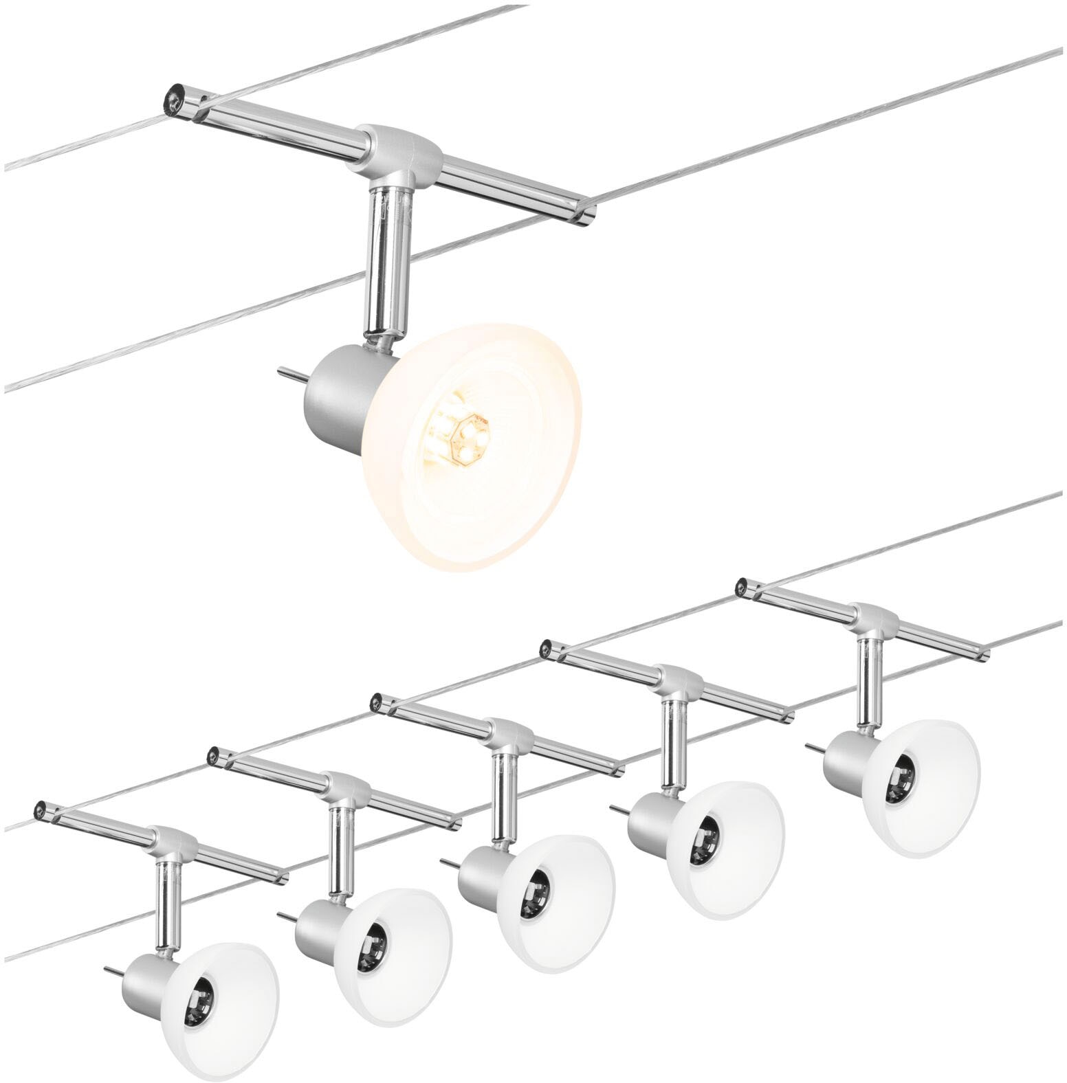 Paulmann LED Deckenleuchte »Sheela«, 5 flammig, Leuchtmittel GU 5,3 | ohne Leuchtmittel, GU 5,3