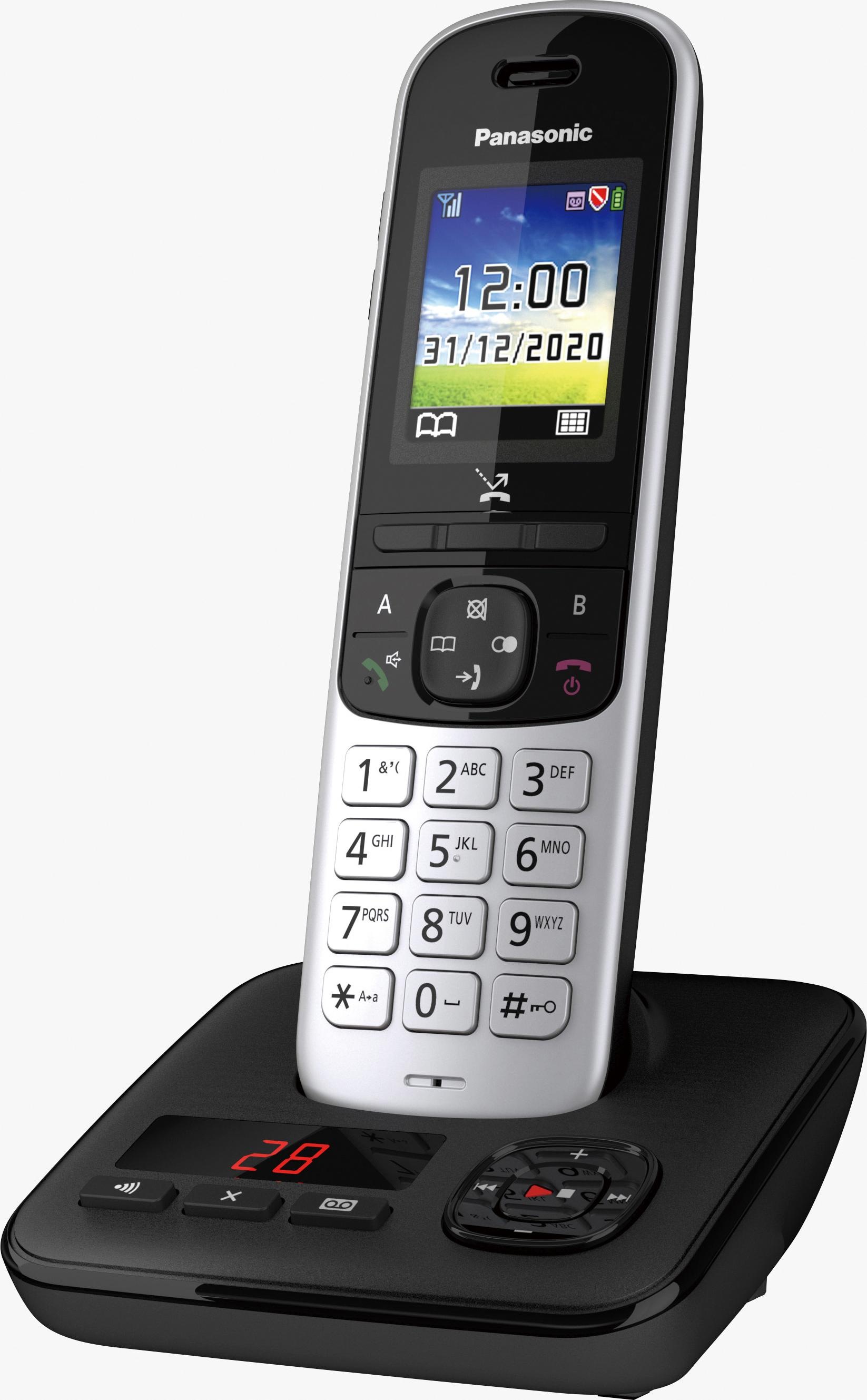 Panasonic Schnurloses DECT-Telefon »KX-TGH720«, (Mobilteile: 1), mit Anrufbeantworter