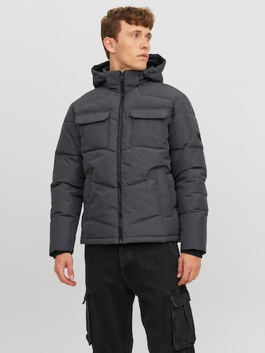 Steppjacke »JJMASON PUFFER JACKET SN«, mit Kapuze