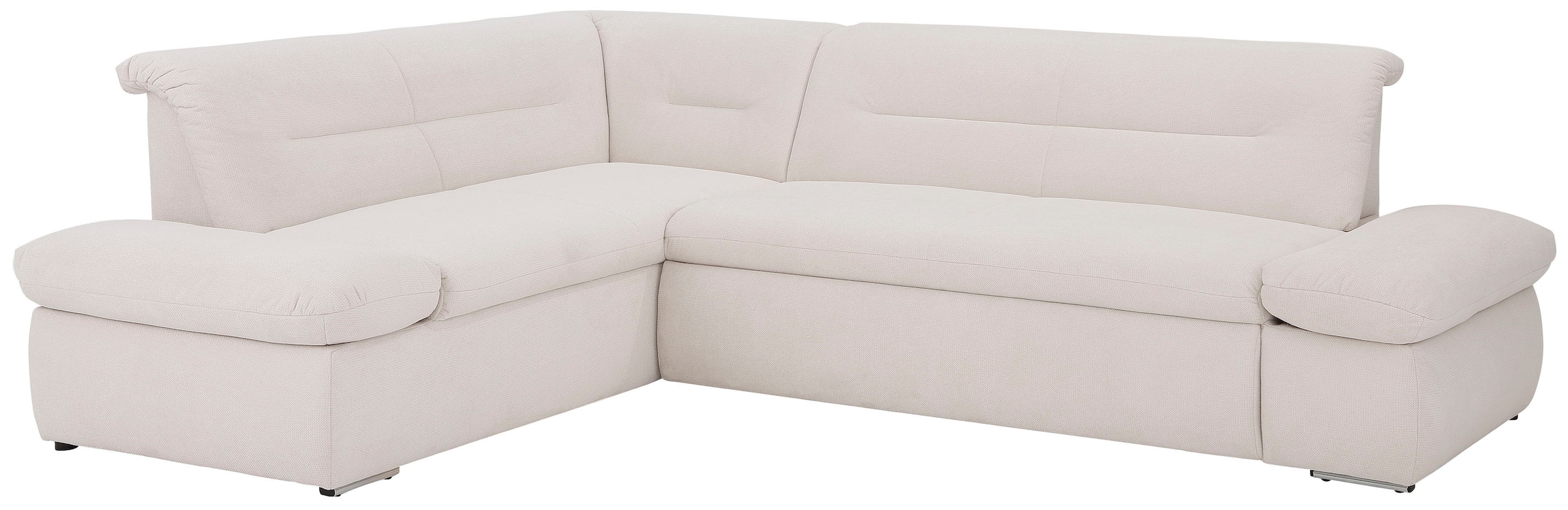 INOSIGN Ecksofa »Avesa L-Form«, Wahlweise mit Arm- und Bettfunktion, B/T/H: 275/211/80 cm