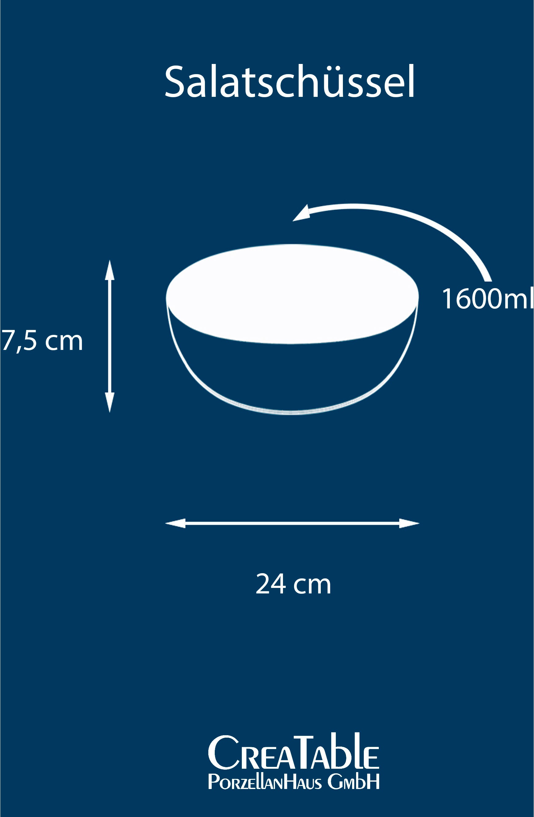 CreaTable Schüssel »Yuki«, 2 tlg., aus Steinzeug, Reaktiv-Digitaldruck, jedes Stück ein Unikat, Ø 24 cm