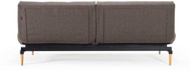 INNOVATION LIVING ™ Schlafsofa »Splitback, Rückenlehnen einzeln verstellbar, komfortabel mit Federkern«, mit hellen Styletto Beinen, in skandinavischen Design