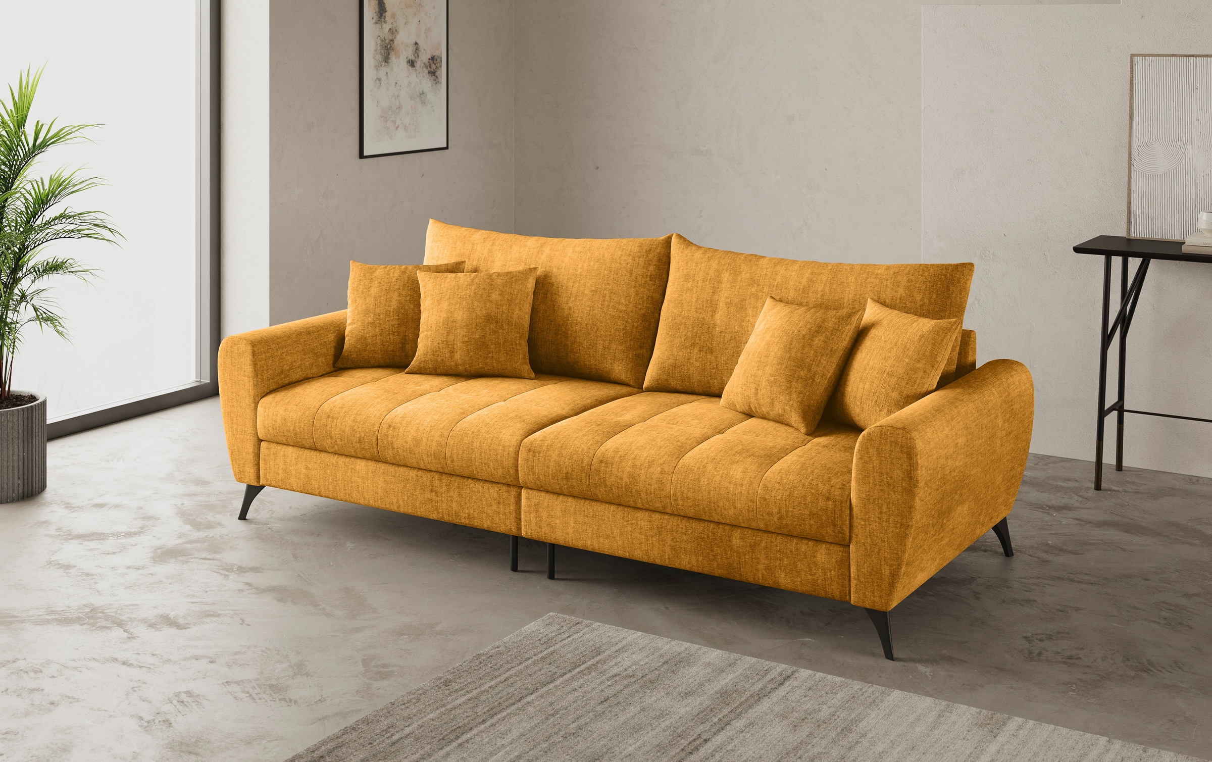 Mr. Couch Big-Sofa »Blackburn II«, Mit Kaltschaumpolsterung bis 140 kg belastbar