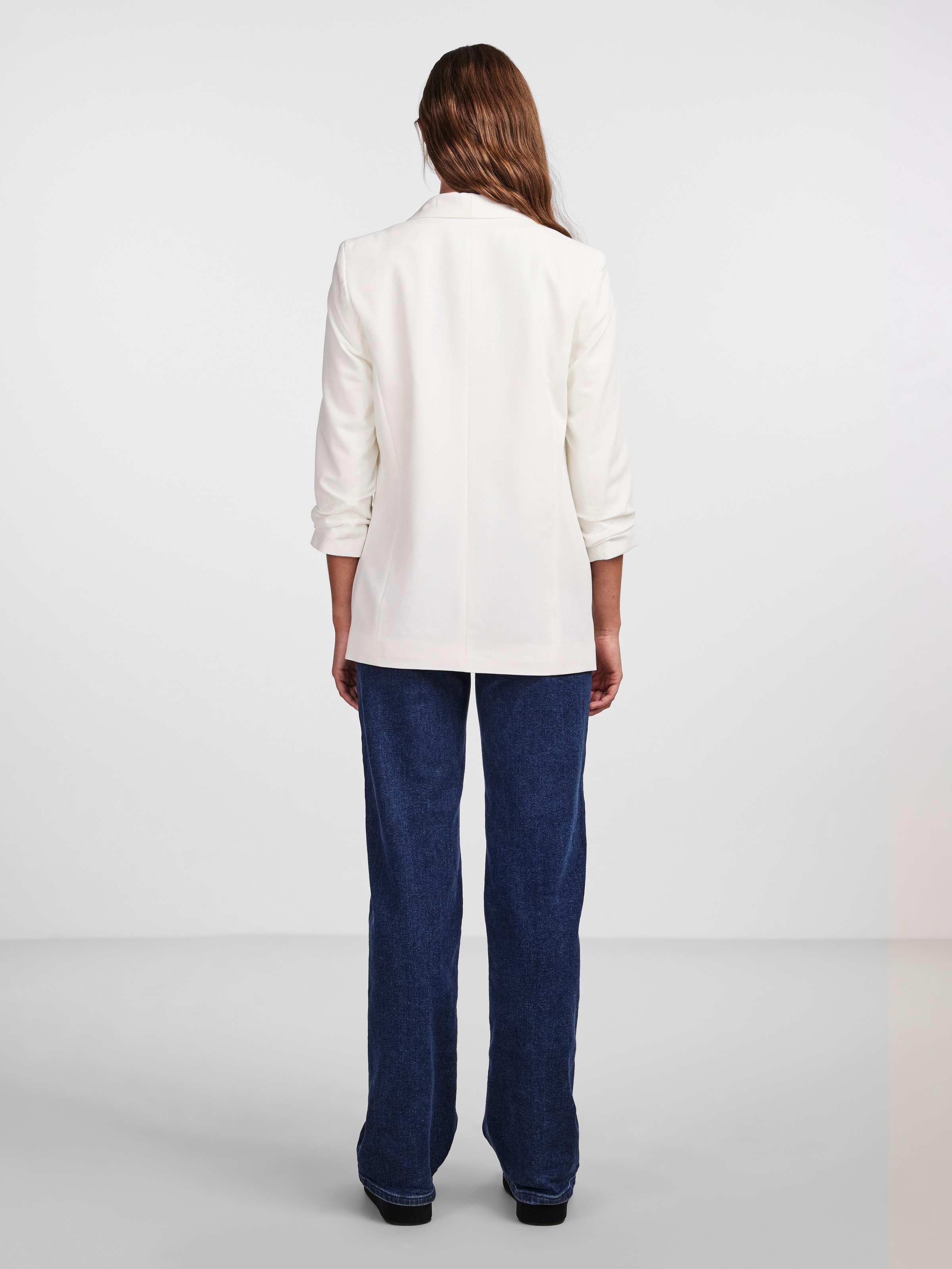 pieces Blusenblazer »PCBOSELLA 3/4 BLAZER NOOS«, mit Faltendetail am Ärmel