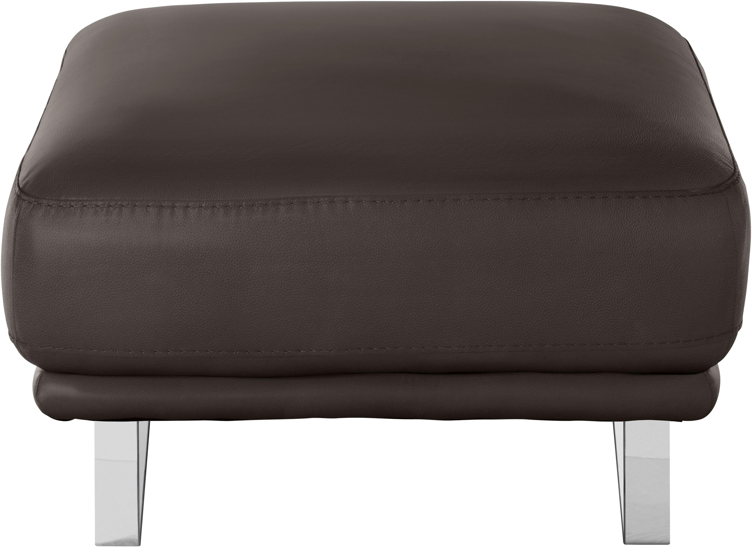 W.SCHILLIG Hocker »montanaa« mit Metallkufen in Chrom glänzend, Breite 71 cm