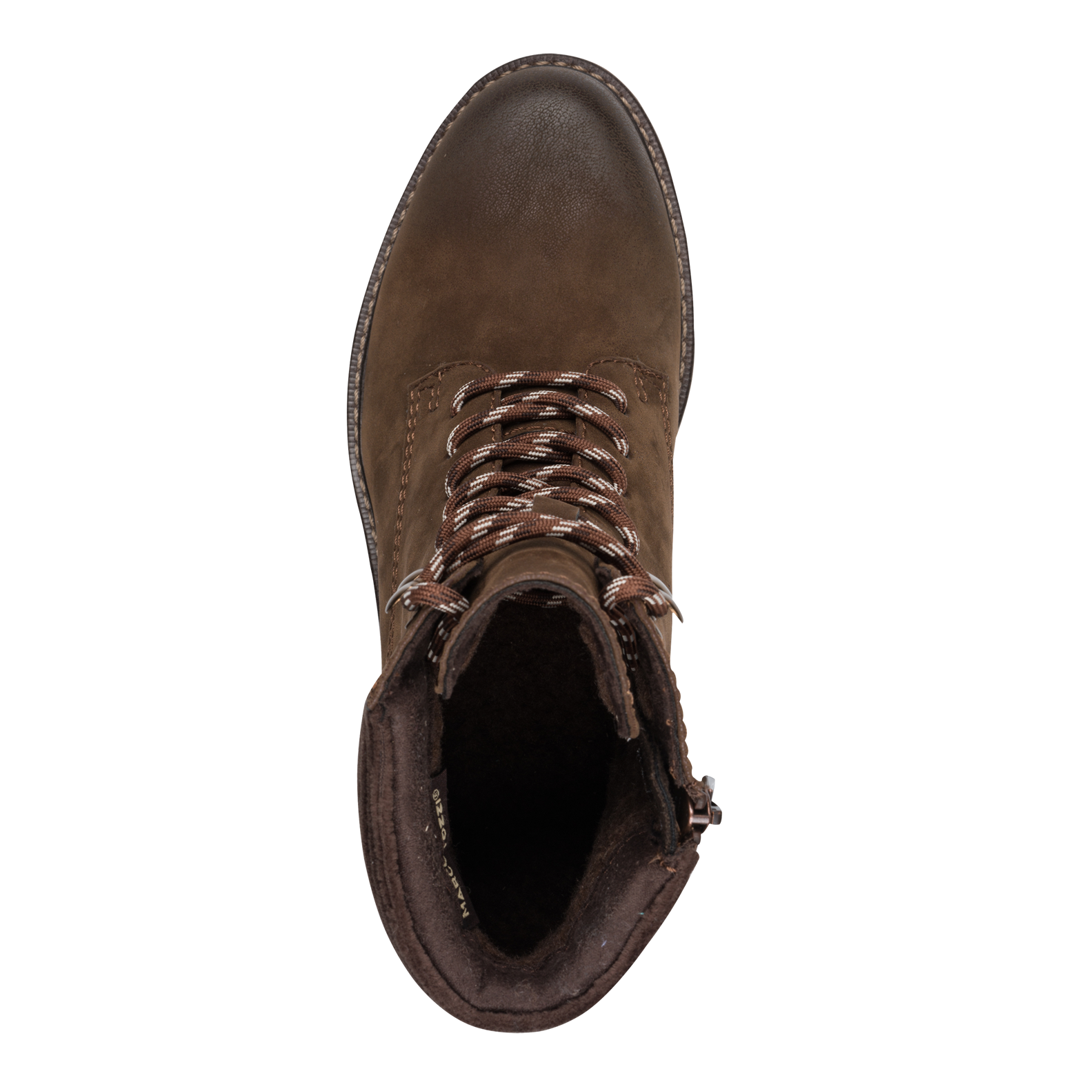 MARCO TOZZI Winterstiefelette  , Blockabsatz, Schnürboots, Winterboots mit Haken im Bergsteigerlook