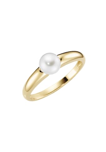Perlenring »Ring mit Süßwasserperle, Gold 585«
