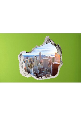 Conni Oberkircher´s Wandsticker »3 D Sticker Beton NY Skyline«, Hochhäuser, Stadt,... kaufen