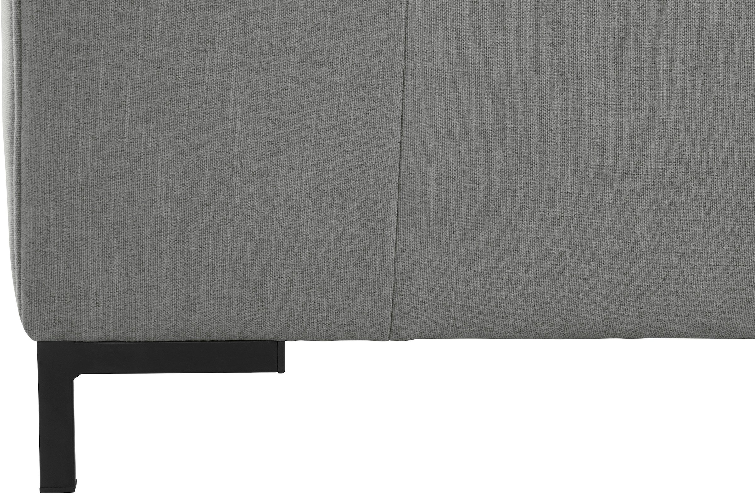 OTTO products 3-Sitzer »Grazzo, zeitlos und elegant, moderne Sitzheftung«, hochwertige Stoffe aus recyceltem Material, Steppung im Sitzbereich