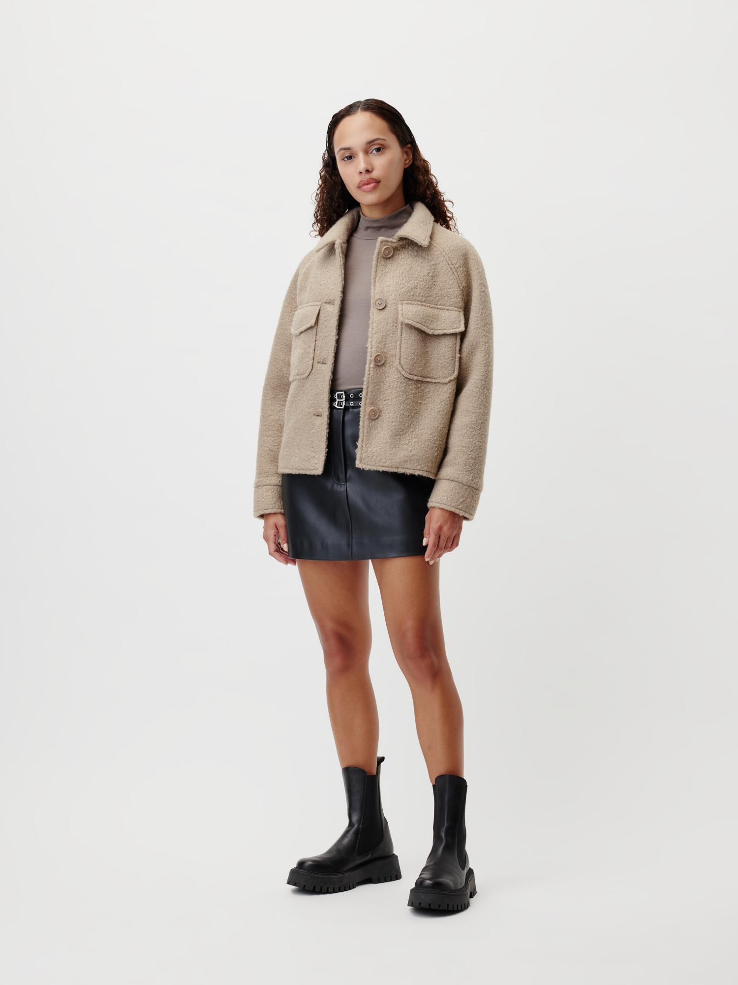 LeGer Plüschjacke »Maura, LeGer by Lena Gercke«