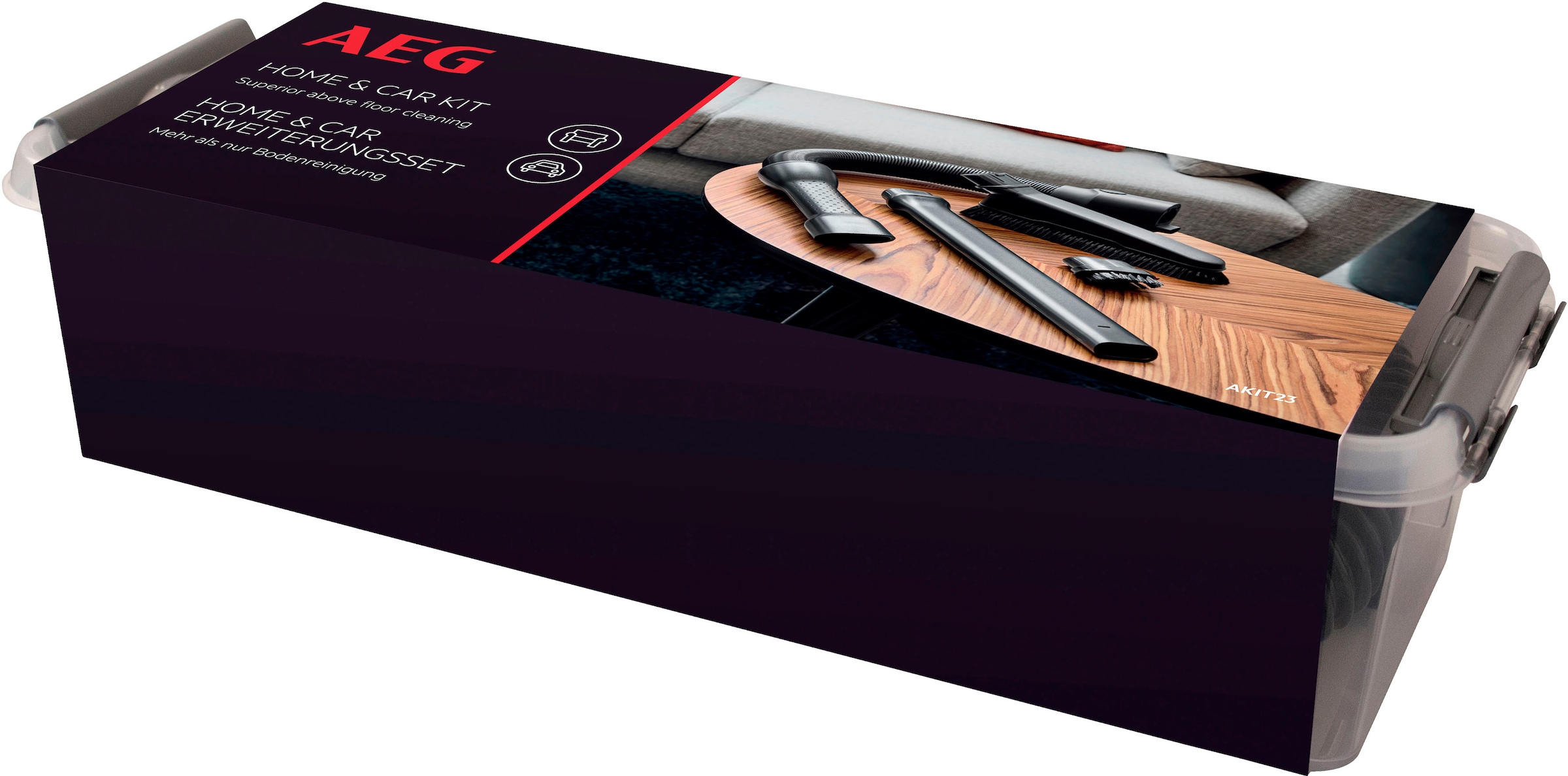 AEG Staubsaugerdüsen-Set »AKIT23«, (Set), dehnbarer Saugschlauch (58-120 cm)