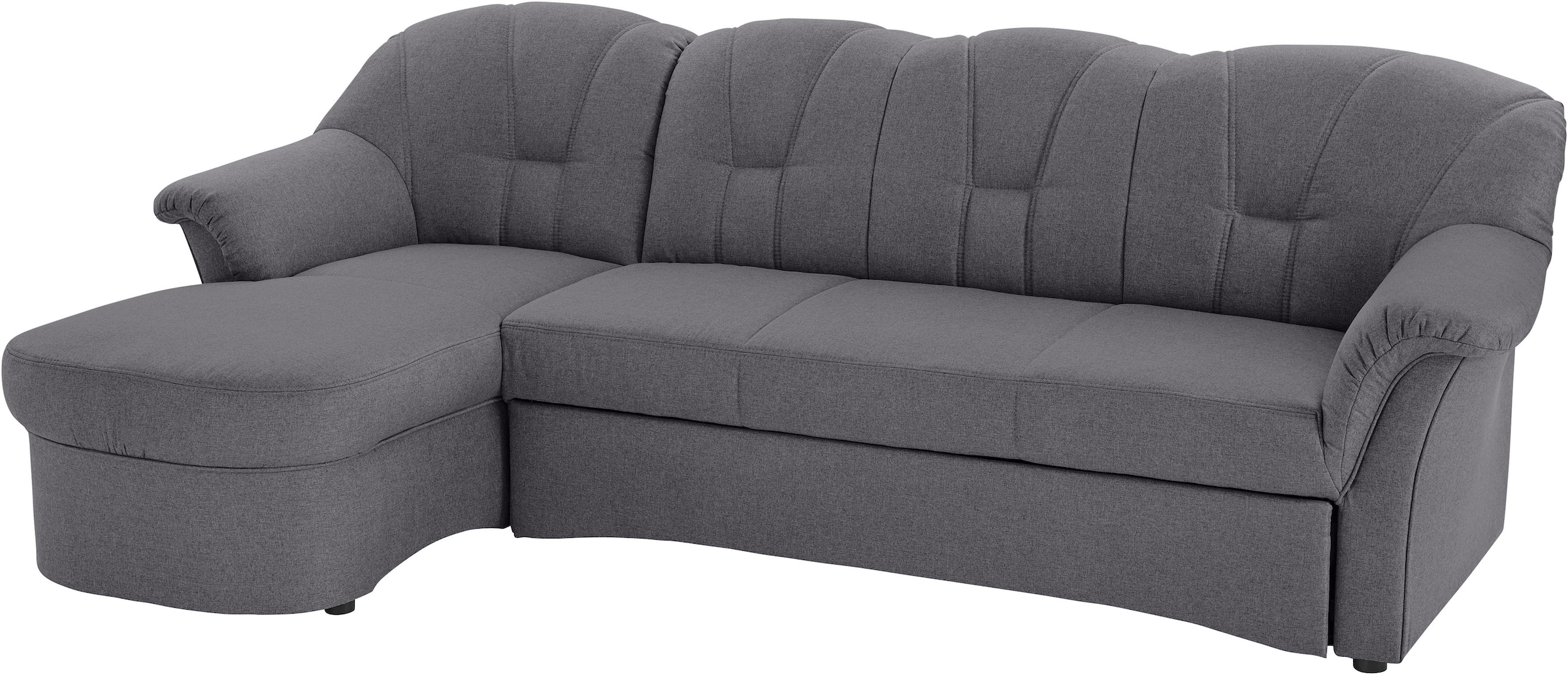 DOMO collection Ecksofa Papenburg L-Form, in großer Farbvielfalt, wahlweise mit Bettfunktion