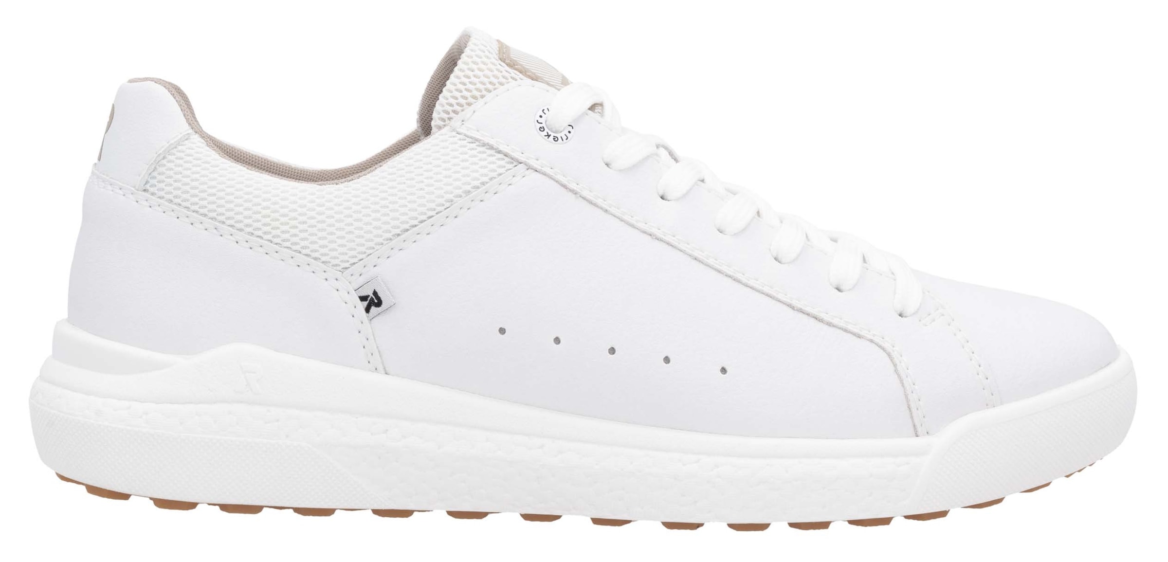 RIEKER Sport Sneaker  Freizeitschuh, Halbschuh, Schnürschuh mit gepolstertem Schaftrand