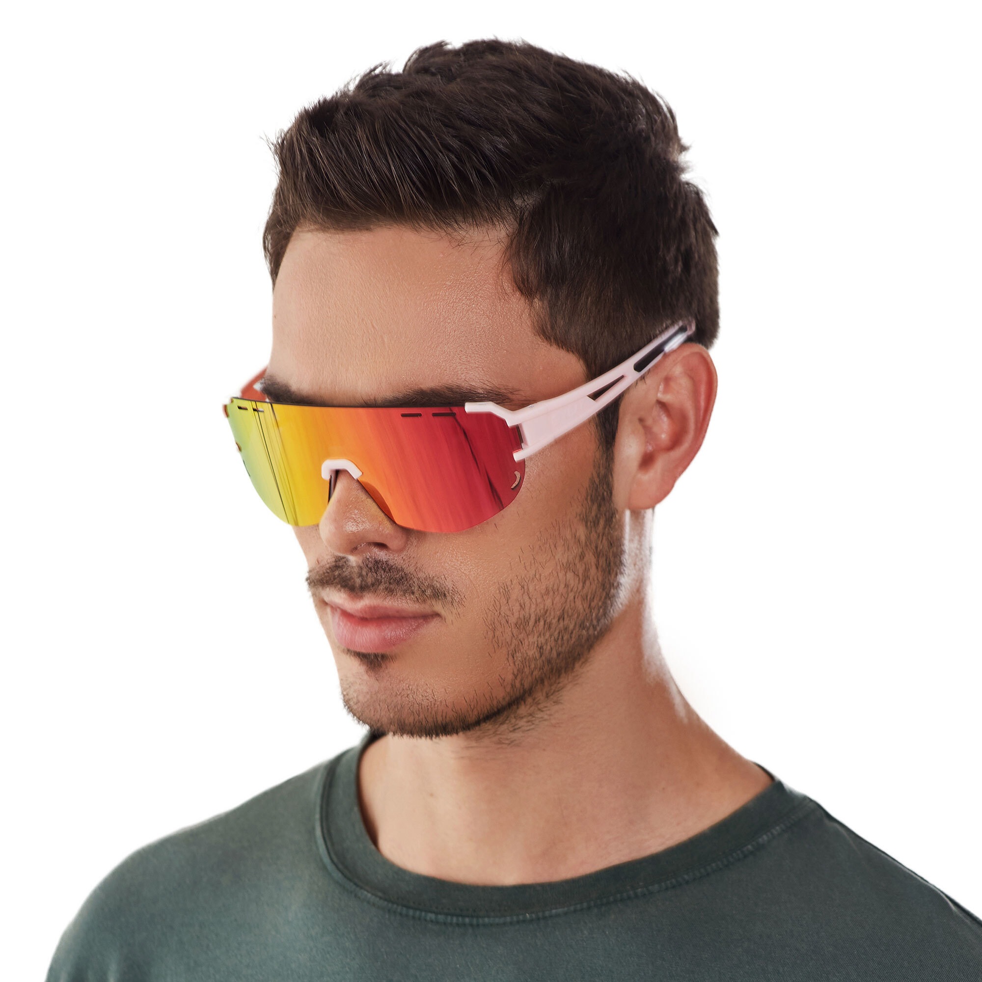 YEAZ Sonnenbrille »Sport-Sonnenbrille weiß/blau SUNGLOW«