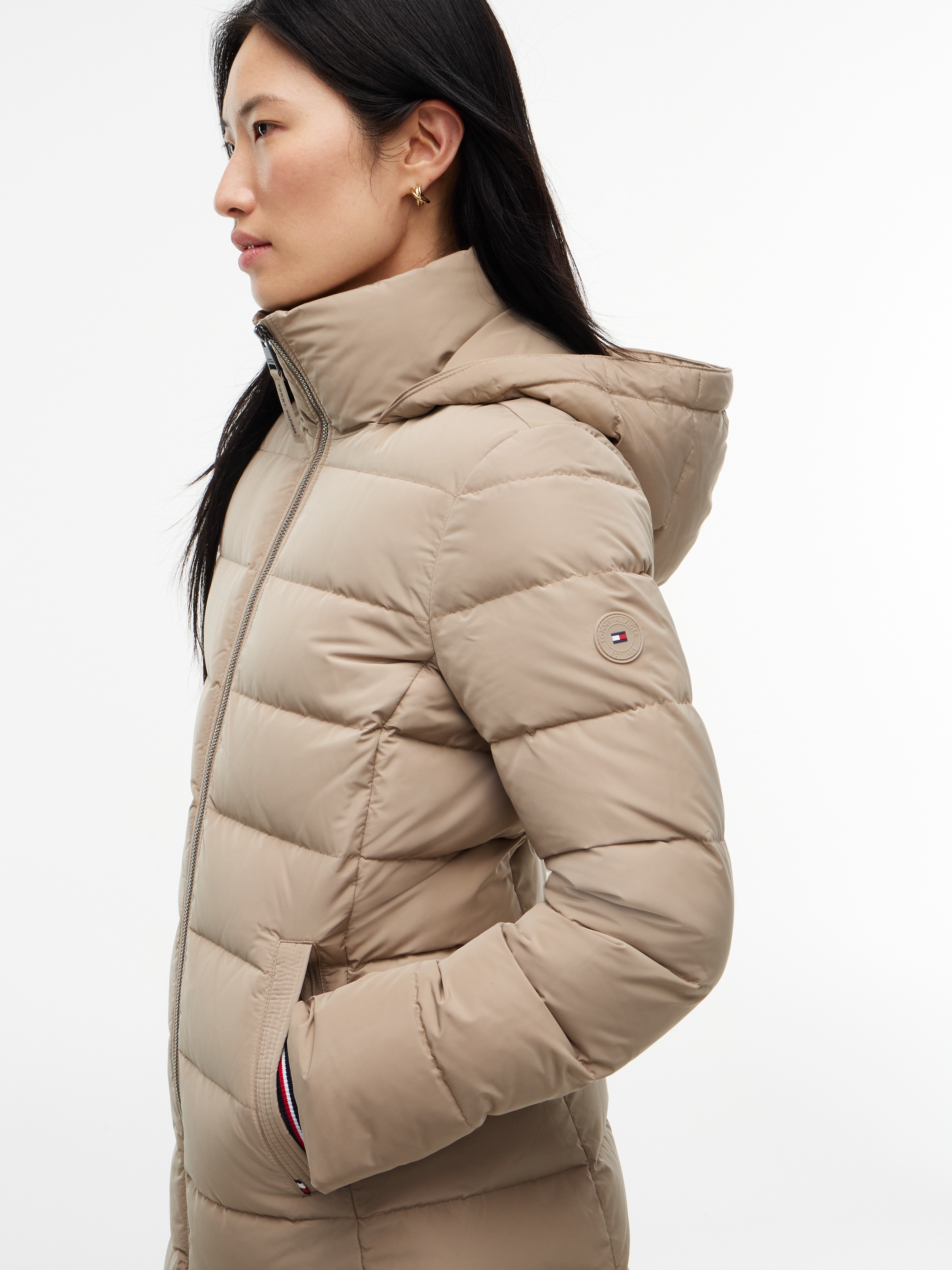 Tommy Hilfiger Steppmantel »DOWN HERITAGE TYRA COAT« Kunstfaser