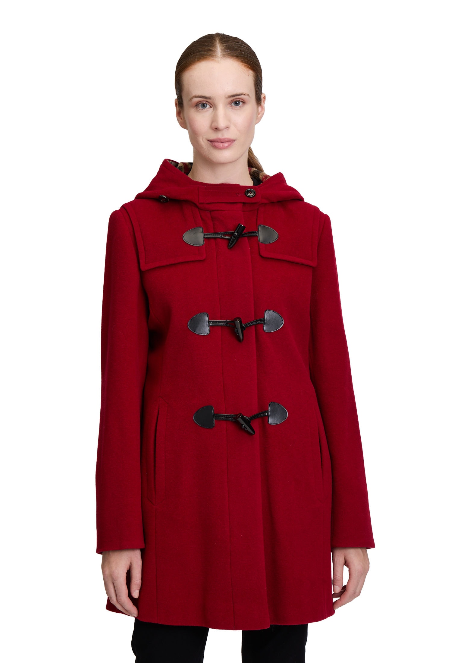 Gil Bret Wolljacke »Dufflecoat mit Kapuze«
