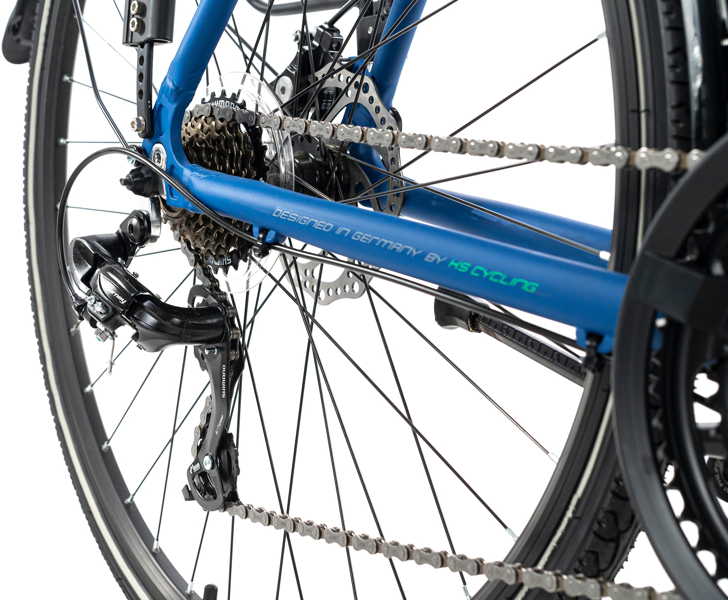 KS Cycling Trekkingrad »Antero«, 21 Gang, Shimano, Tourney Schaltwerk, Kettenschaltung, für Herren, Kettenschaltung