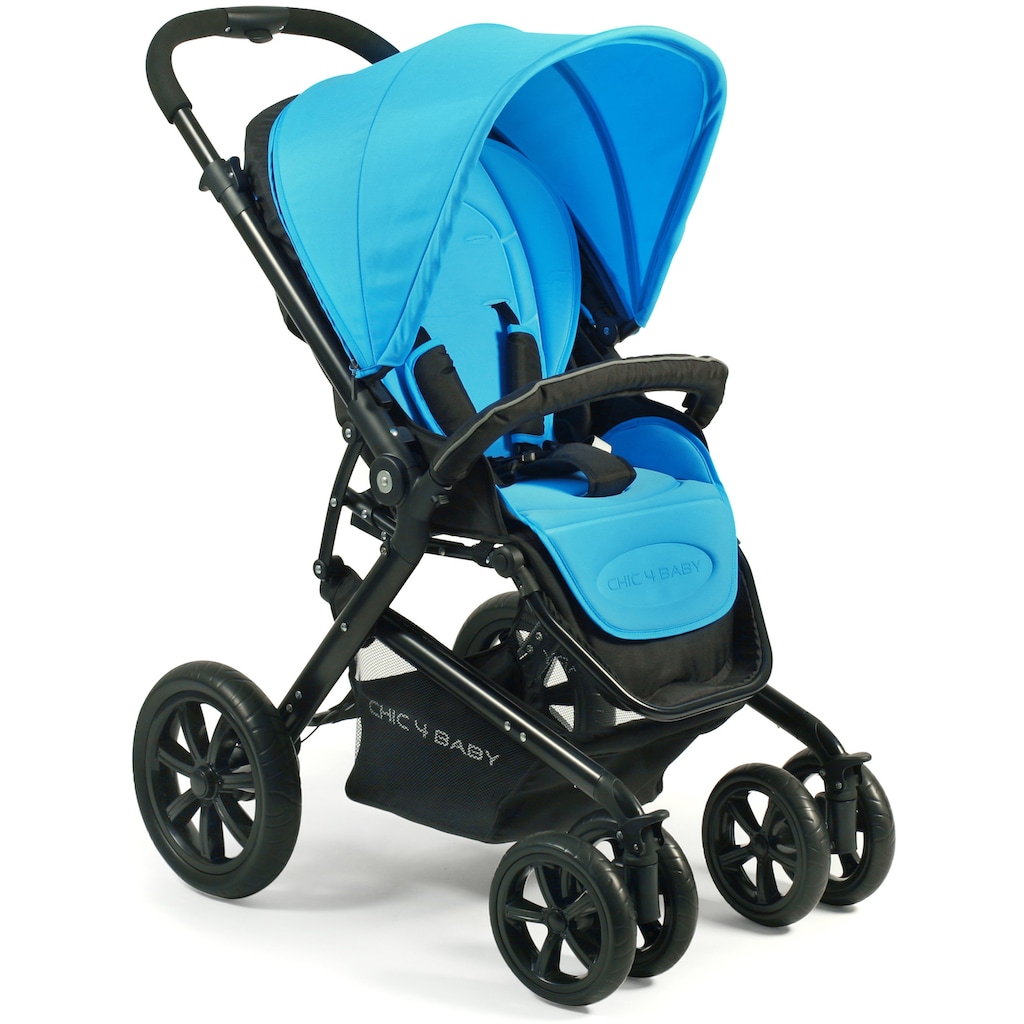 CHIC4BABY Kinder-Buggy »Pronto«, mit feststellbaren Doppelschwenk-Vorderrädern; Kinderwagen, Buggy, Sportwagen, Sportbuggy, Kinderbuggy, Sport-Kinderwagen