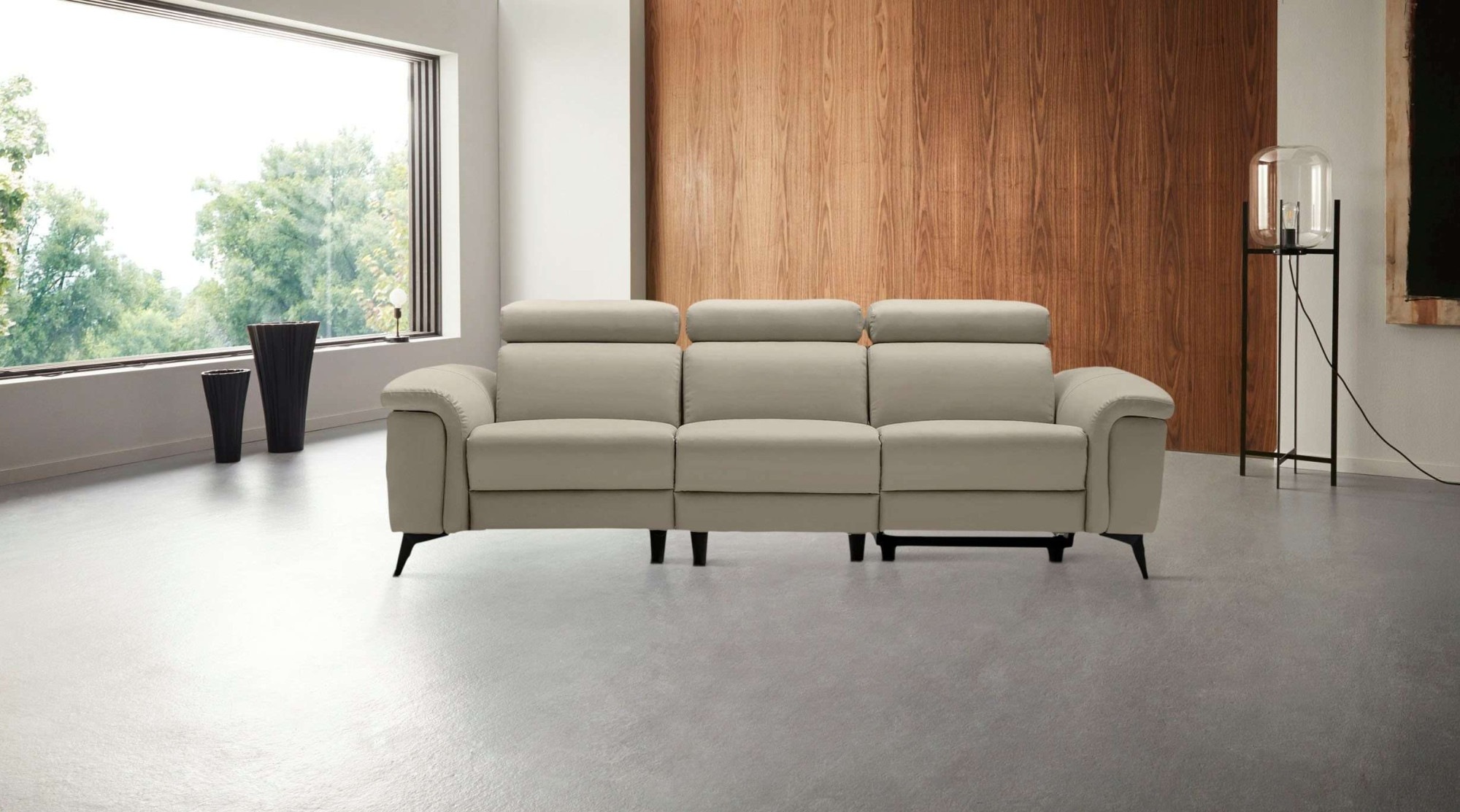 Places of Style 3-Sitzer »Marita«, mit elektrischer Relaxfunktion in einem Sitz und USB-Anschluss