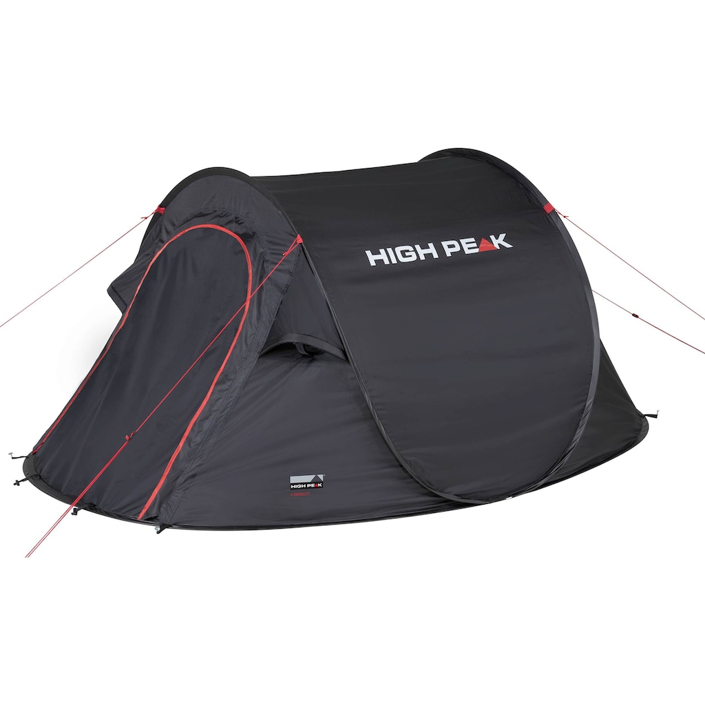 High Peak Wurfzelt »Pop up Zelt Vision 3«, 2 Personen, (mit Transporttasche)