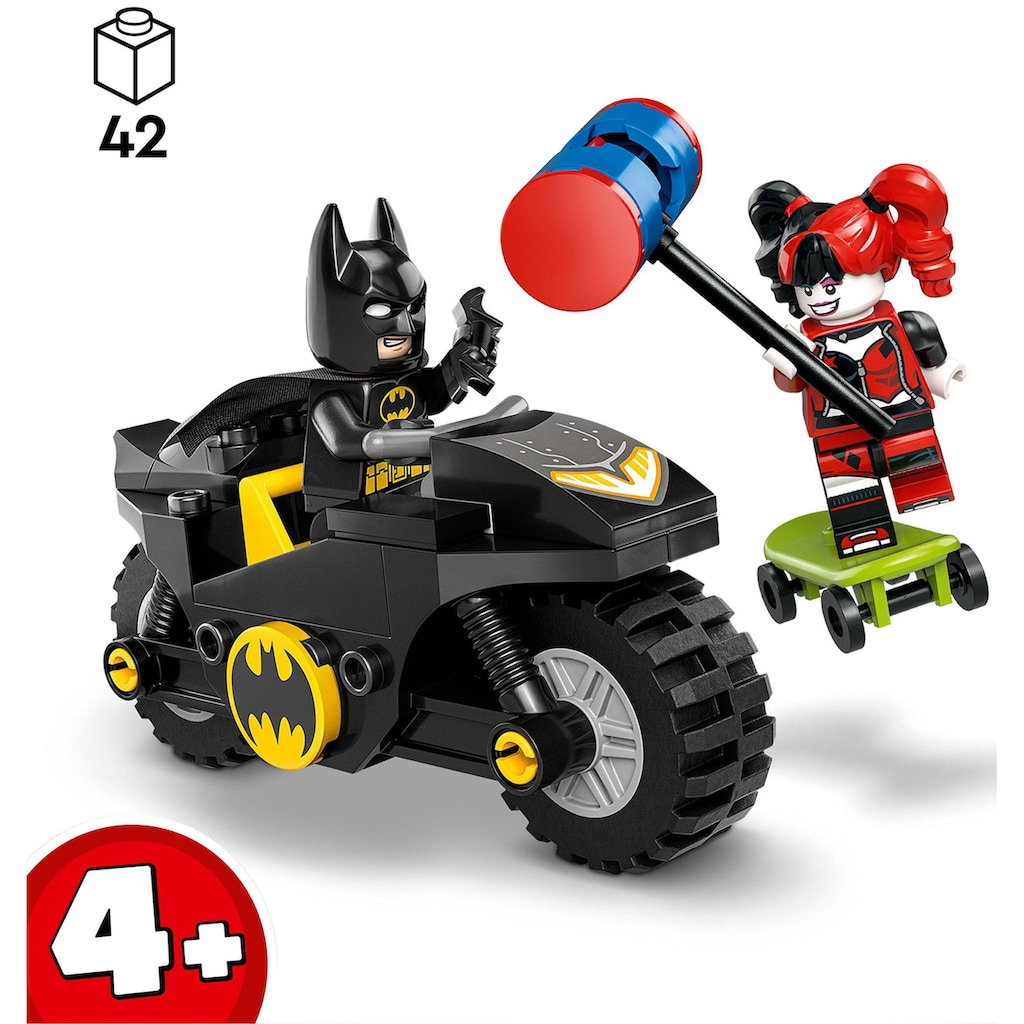 LEGO® Konstruktionsspielsteine »Batman vs. Harley Quinn (76220), LEGO® DC Batman«, (42 St.)