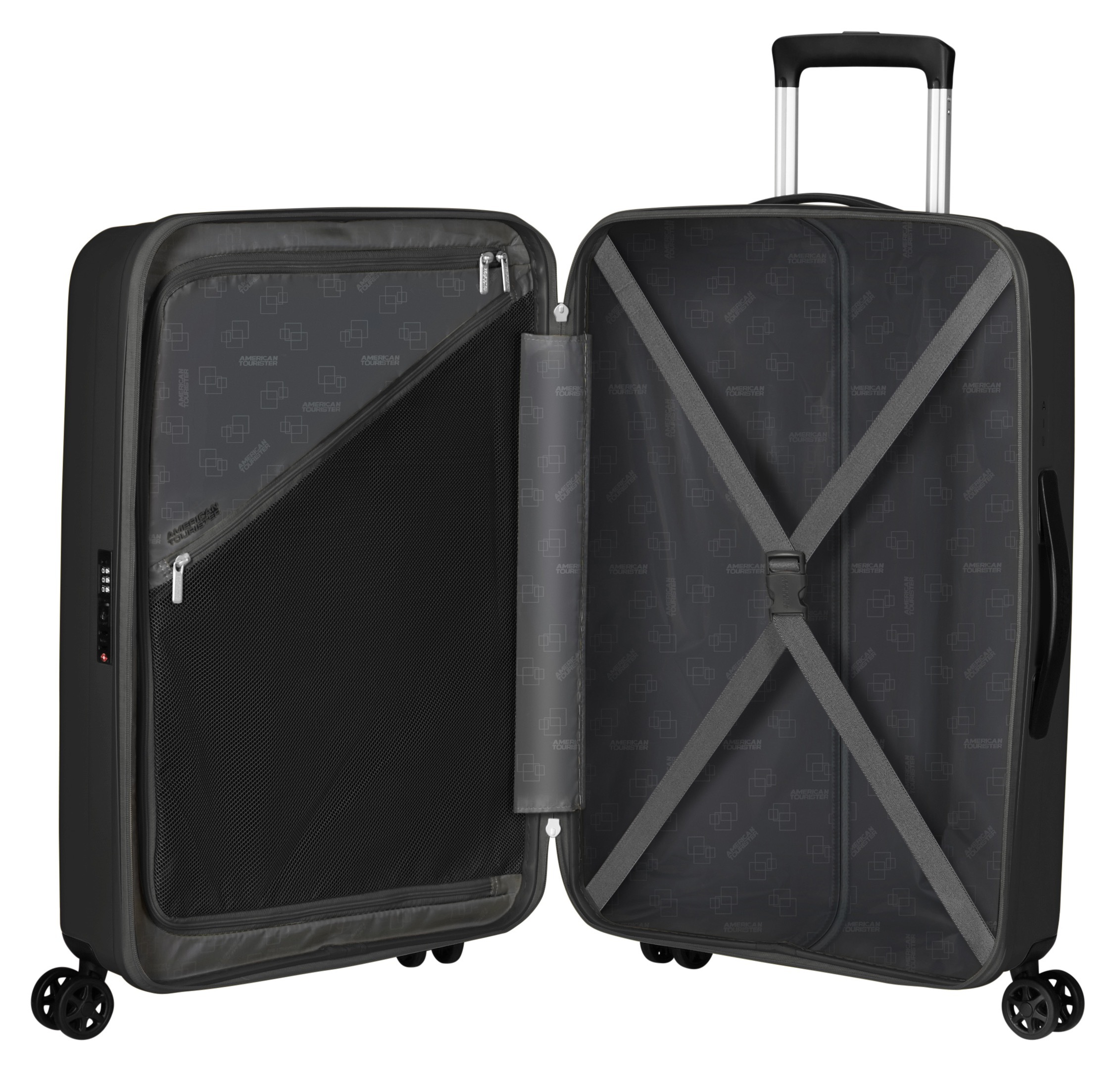 American Tourister® Hartschalen-Trolley »REJOY, verschiedene Größen und Farben«, 4 Rollen, Hartschalen-Koffer personalisierbar versenktes TSA-Schloss