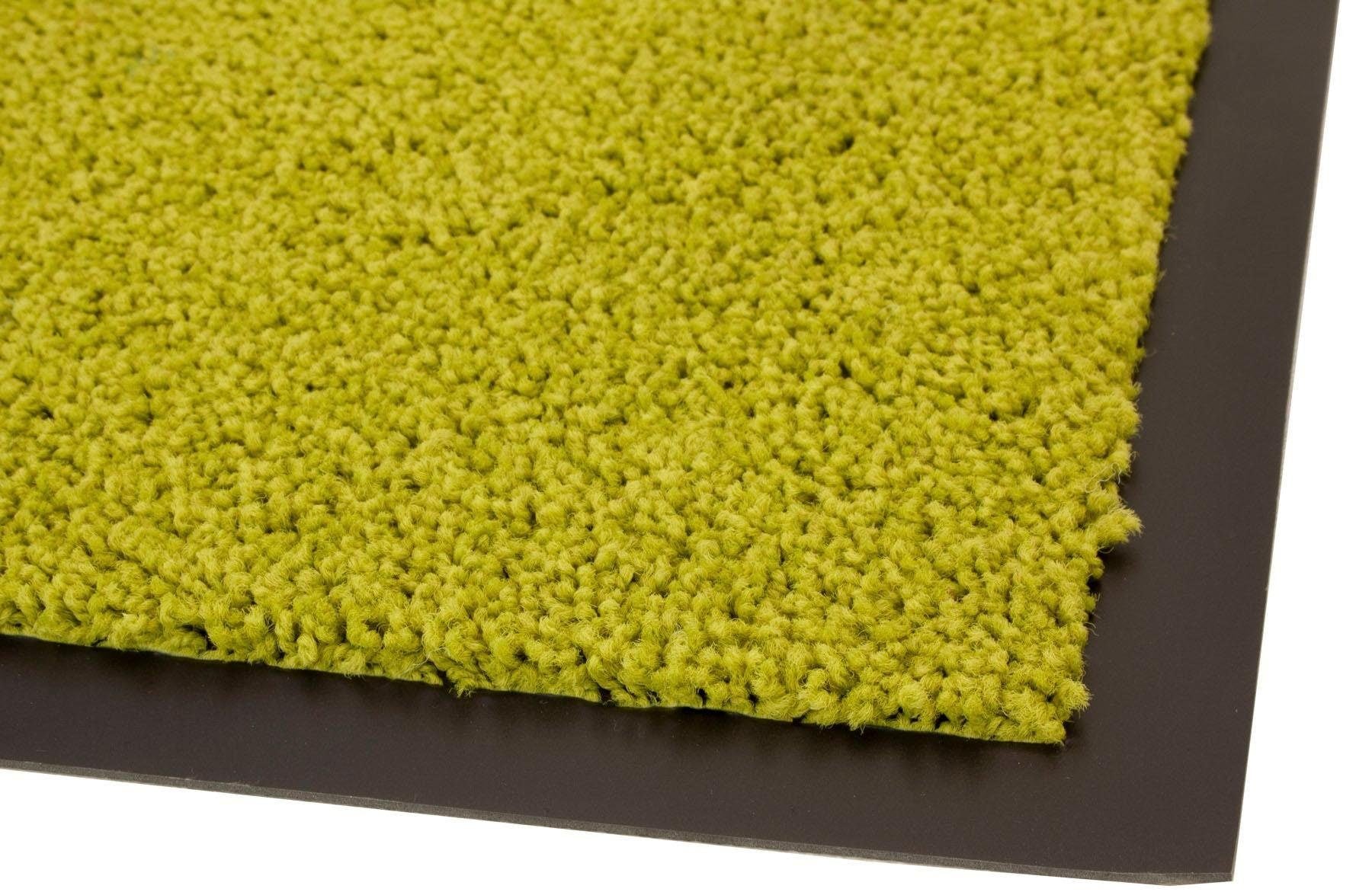 Primaflor-Ideen in Textil Fußmatte »DANCER, Made in Netherlands«, rechteckig, 6 mm Höhe, Schmutzfangmatte, Uni-Farben, große Farbauswahl, waschbar