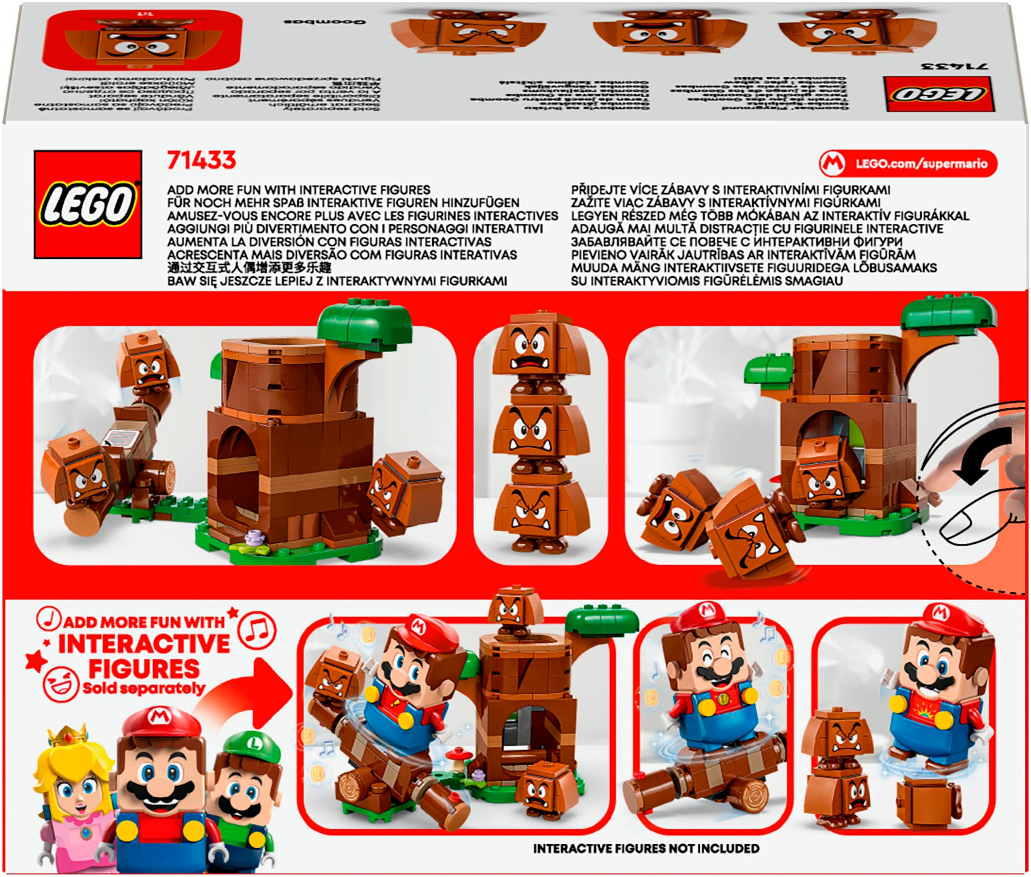 LEGO® Konstruktionsspielsteine »Gumba-Spielplatz (71433), LEGO Super Mario«, (173 St.), Made in Europe