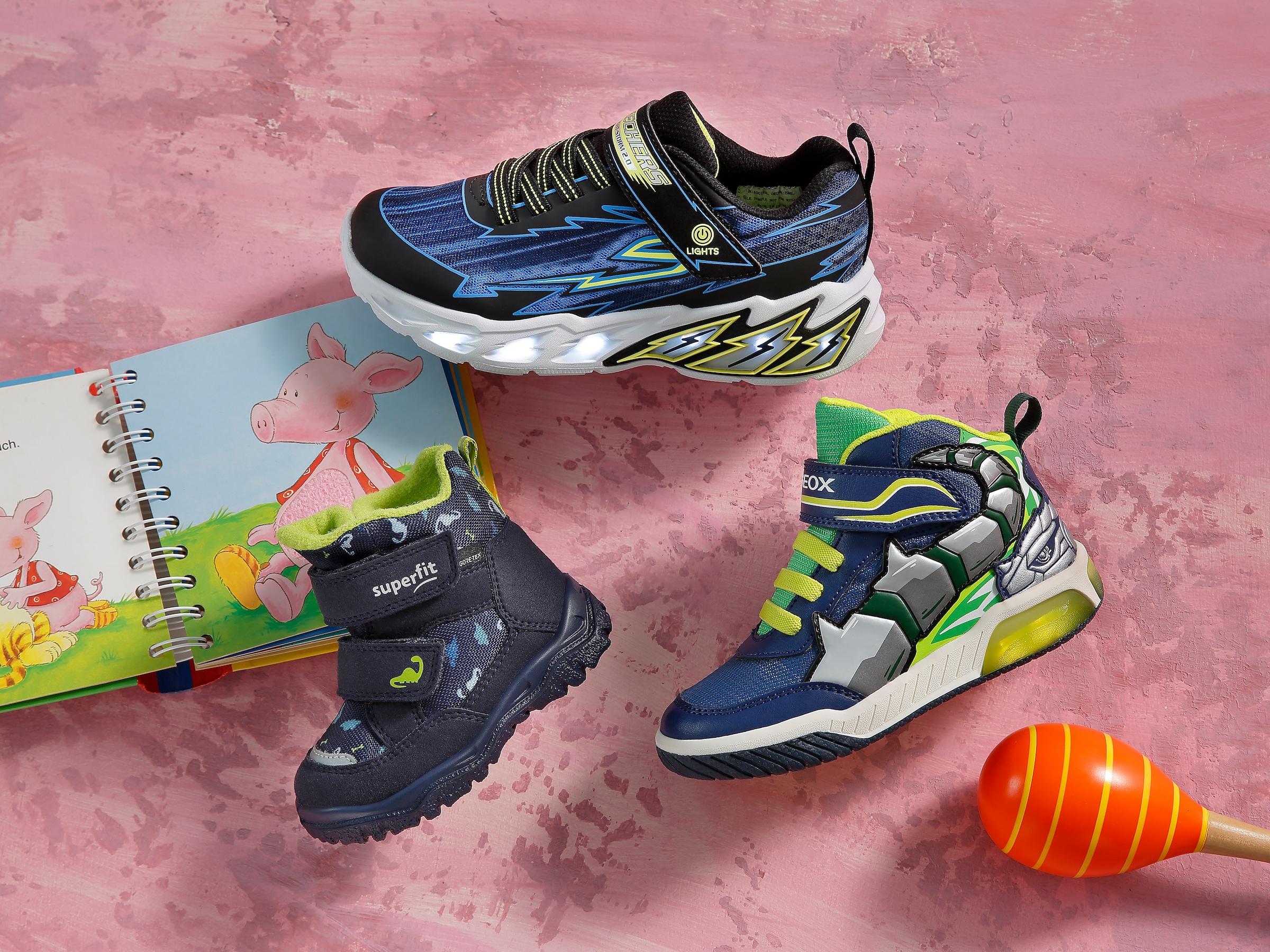 Superfit Winterboots »HUSKY1 WMS: mittel«, Snowboots mit wasserdichtem GORE TEX, Größenschablone zum Download