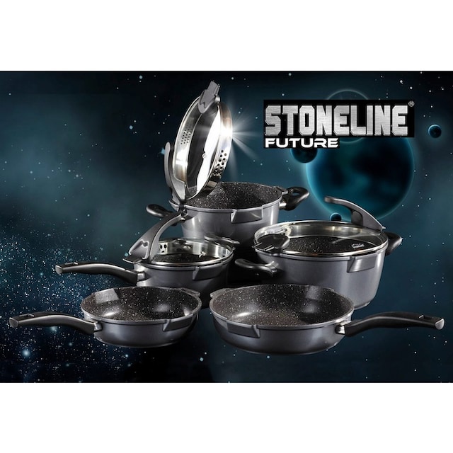 STONELINE Topf-Set »Future«, Aluminiumguss, (Set, 8 tlg.), Induktion mit 3  Jahren XXL Garantie