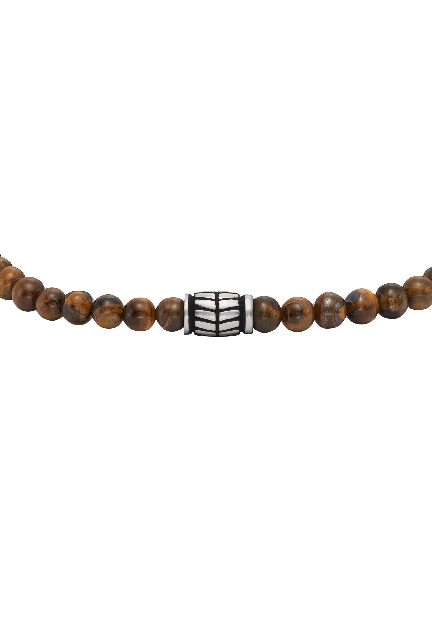 Fossil Armband »JEWELRY, JF04416793, JF04413040, JF04414040, JF04415040«, mit Hämatit, Tigerauge, Sodalith oder Malachit