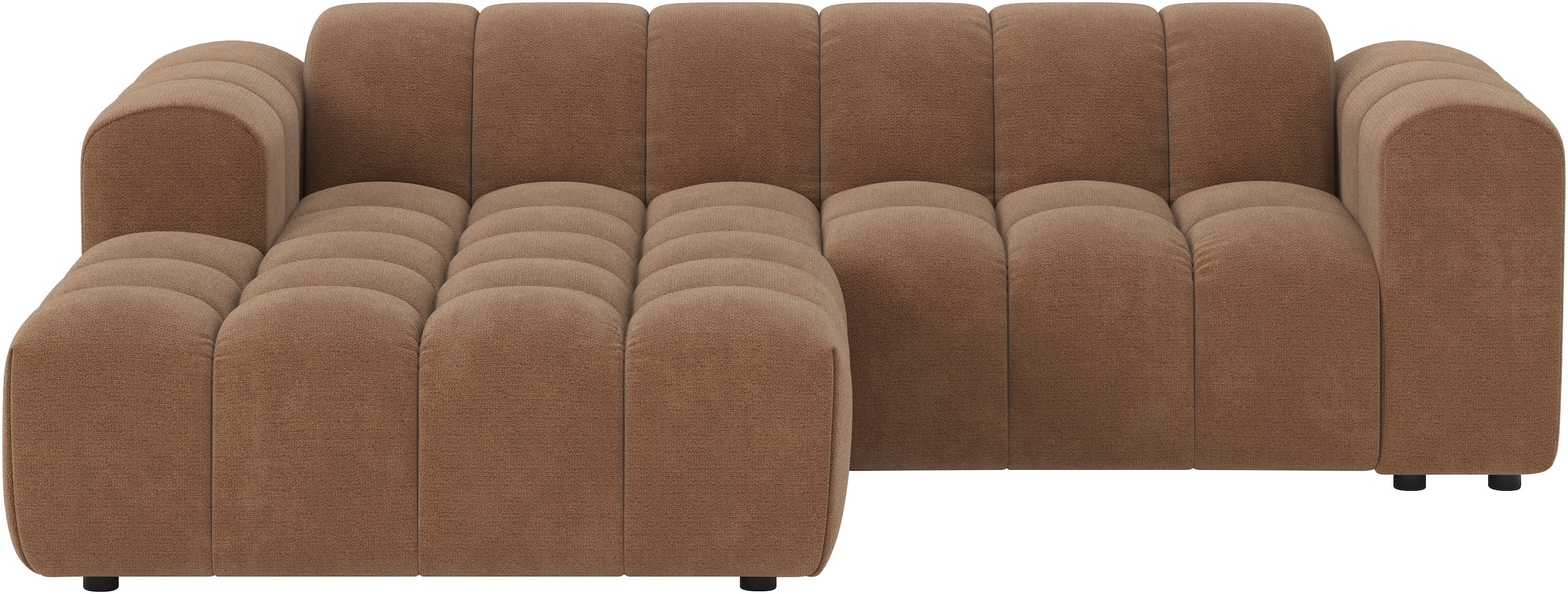 COTTA Ecksofa »Rocco L-Form, B: 248 cm, modernes Bubble-Sofa, großzügiger Sitzkomfort« Wohnlandschaft-Charakter, frei stellbar, modernes Design