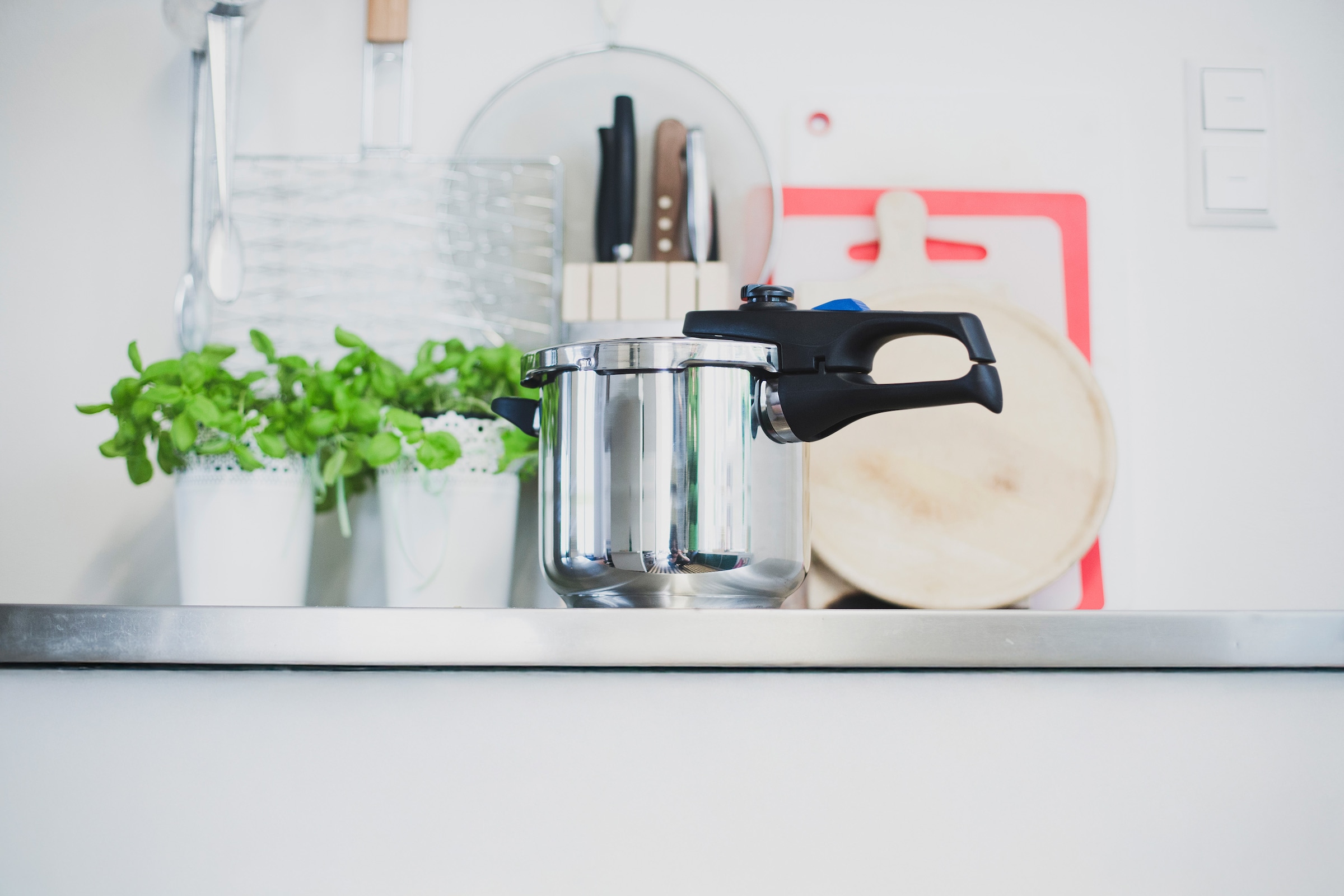 Elo Schnellkochtopf »Praktika Plus 6l mit Dünsteinsatz« Set, 3 Stk. tlg. Edelstahl 18/10 | Edelstahl 18/8