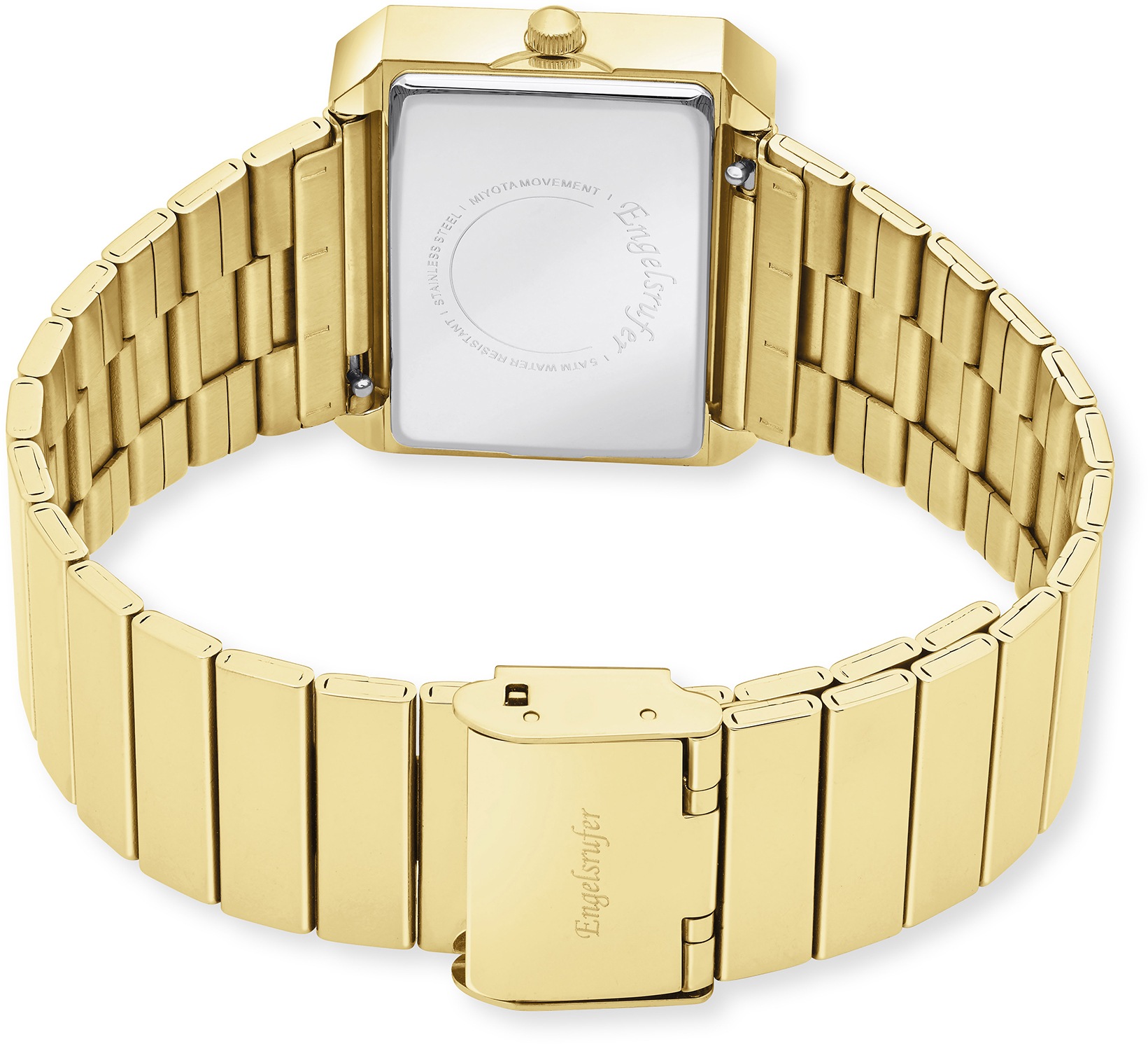 Engelsrufer Quarzuhr »Lebensblume« Armbanduhr, Damenuhr, Edelstahlarmband, analog