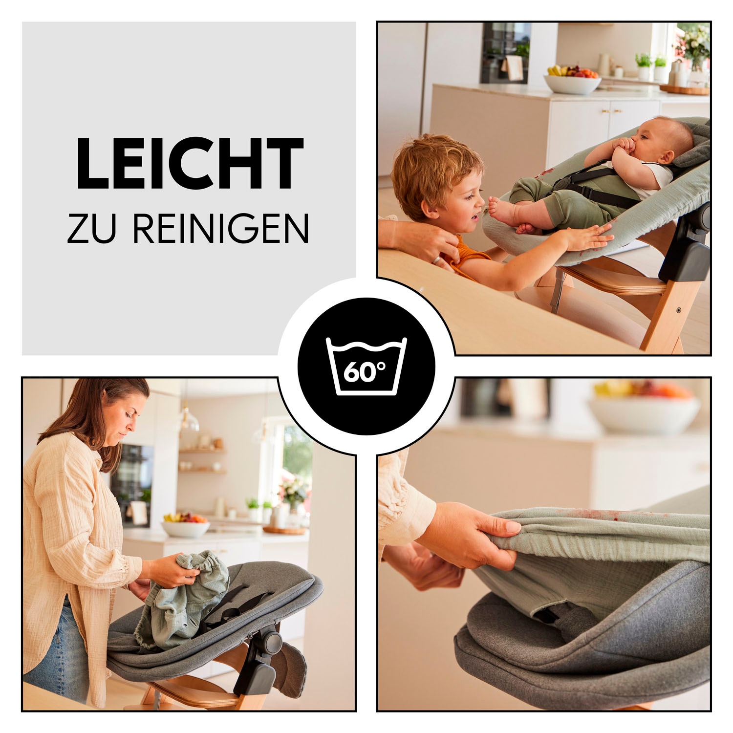 Hauck Kindersitzbezug »Schonbezug für Babywippe; Highchair Bouncer Cover«, Schonbezug für Babywippe Bouncer/Bouncer Eco