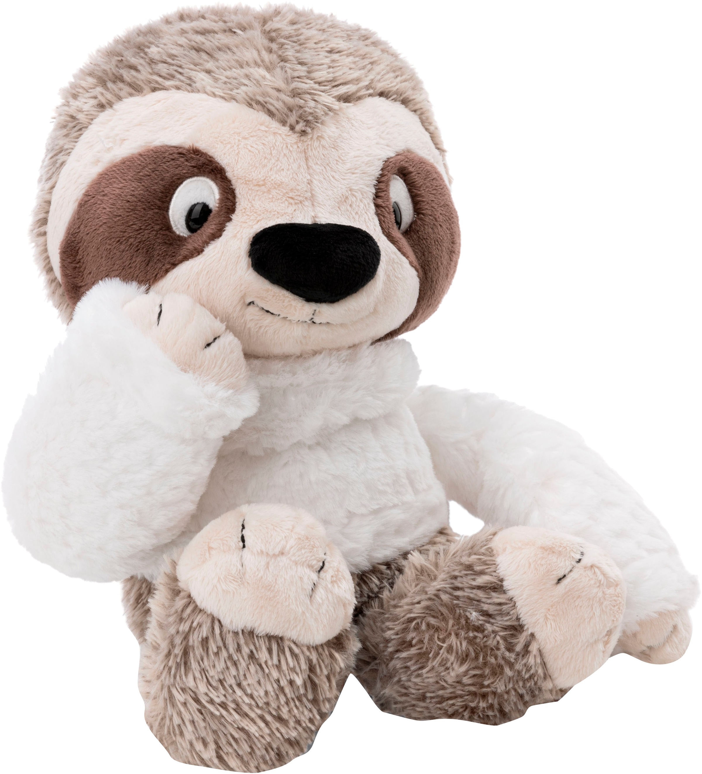 Nici Kuscheltier »Winter, Faultier Izzy Icetumbler mit Mütze, 35 cm schlenkernd«, schlenkernd; enthält recyceltes Material