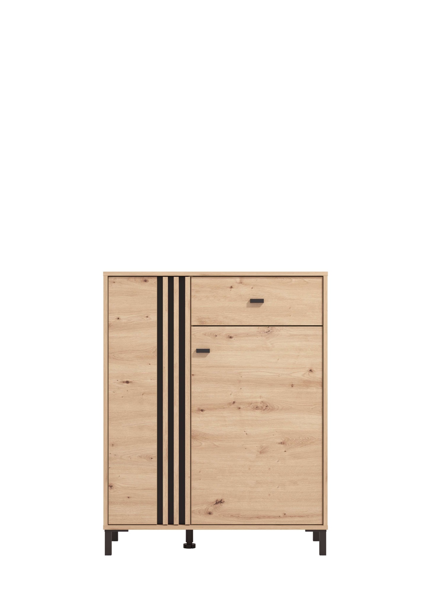 Home affaire Schuhschrank »LAVAL Schuhregal, Schuhkommode« Drei Regale und eine Schublade. Gesamtbreite 86,5 cm