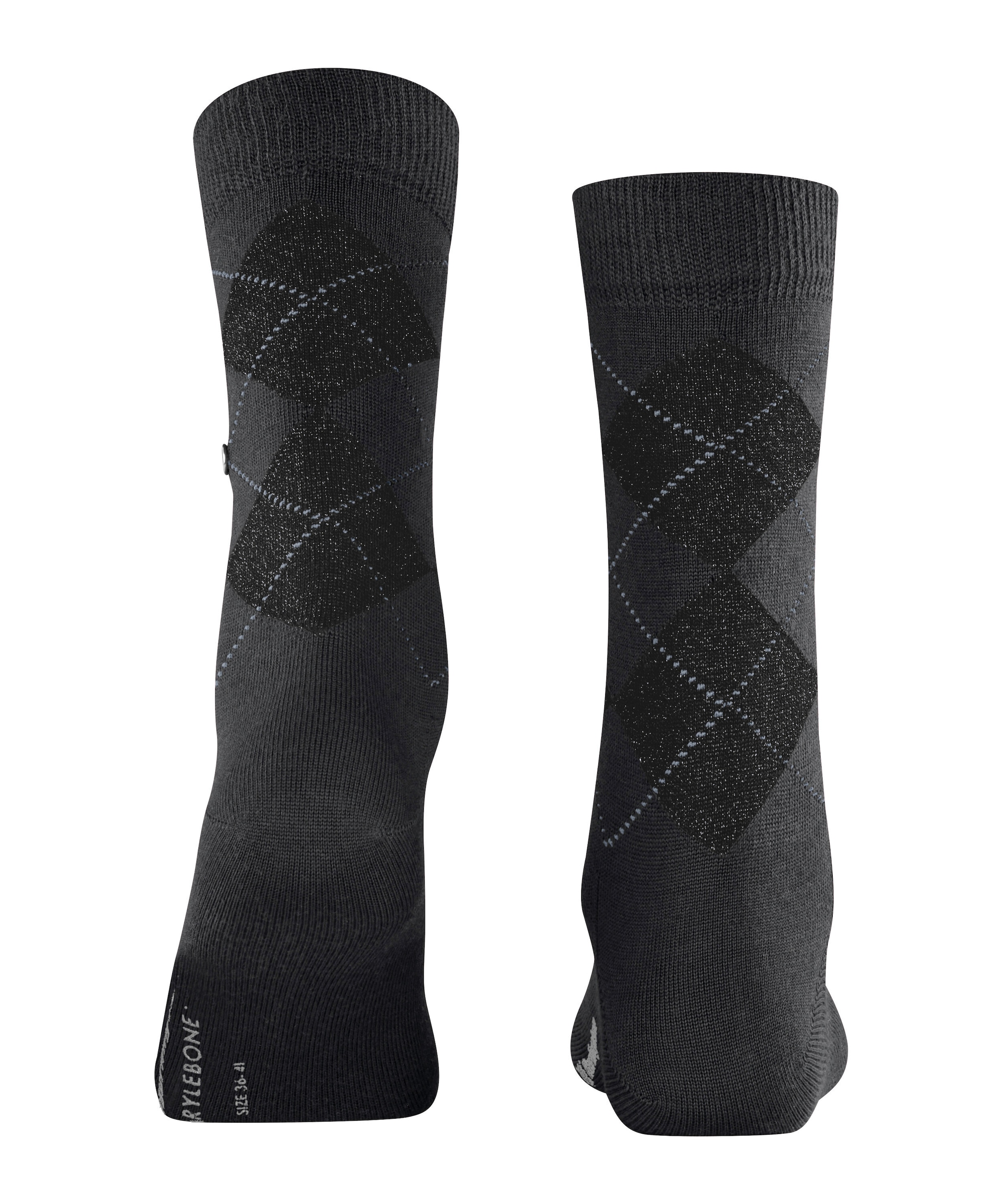 Burlington Socken »Marylebone Glitter« Einheitsgröße 36-41, Argyle-Muster, Lurex-Fäden, wärmend