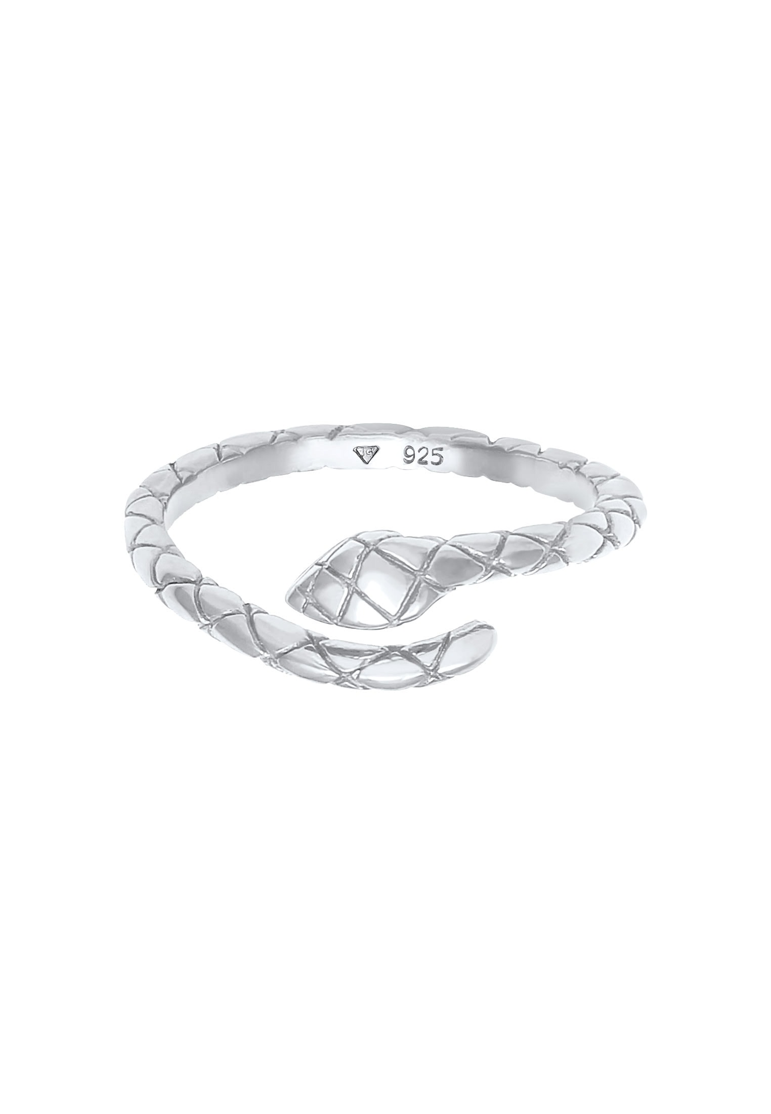 Elli Silberring »Ring Schlange Snake Verstellbar 925 Silber«