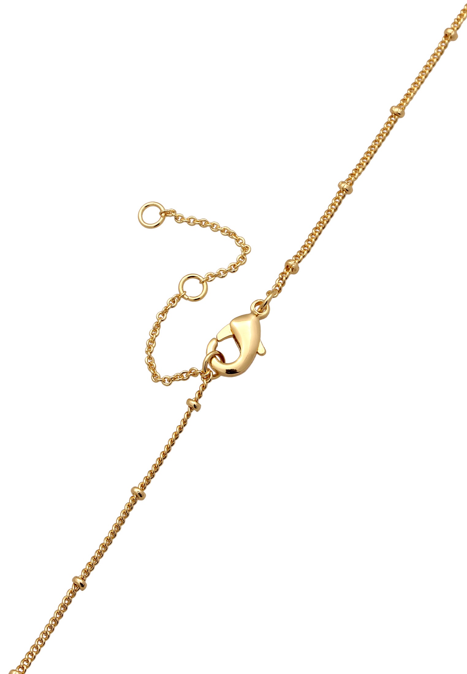 Elli Kette mit Anhänger »Halskette Herz Anhänger Muschel Weiß Silberfarben«